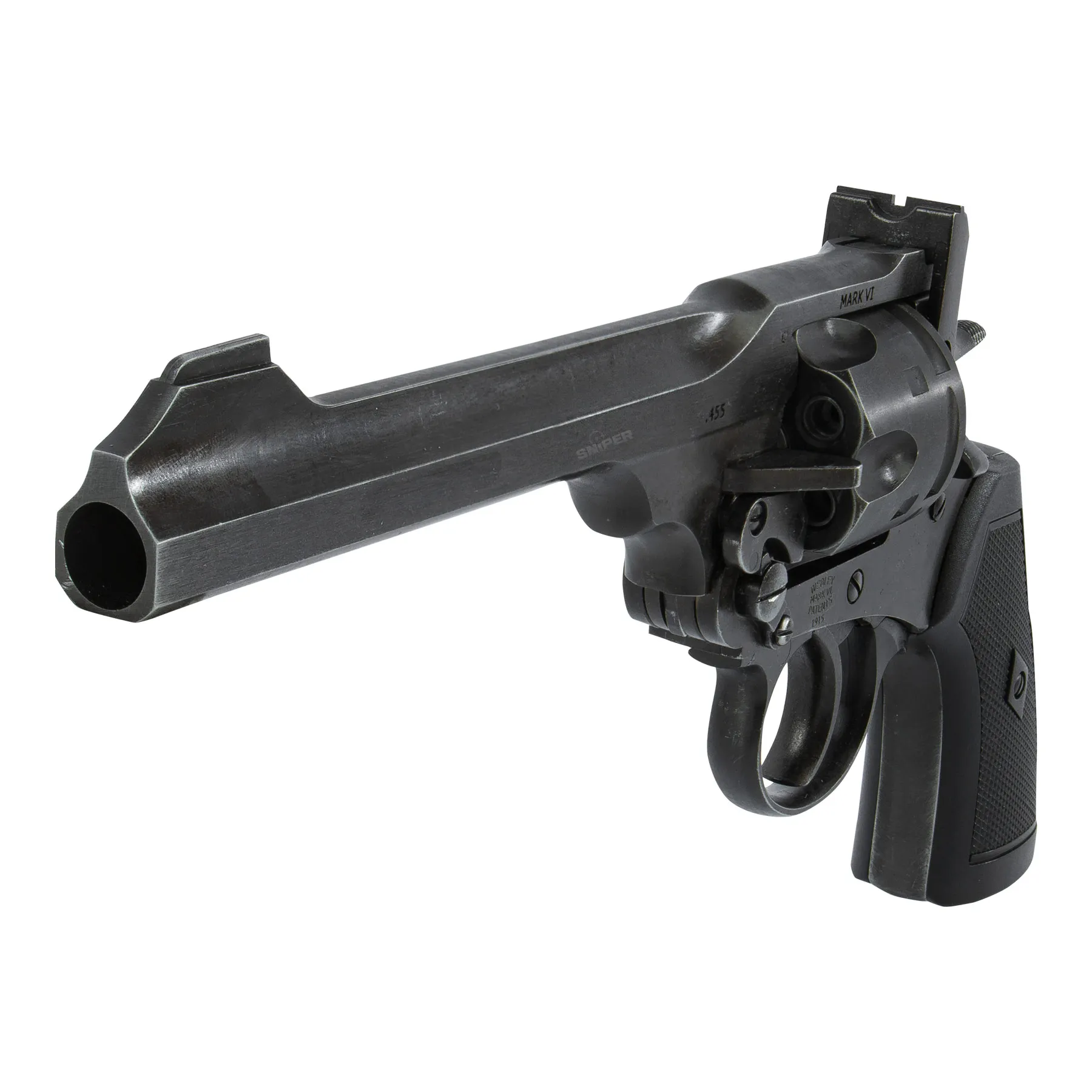 Webley MKIV. 455 Revolver, Aged