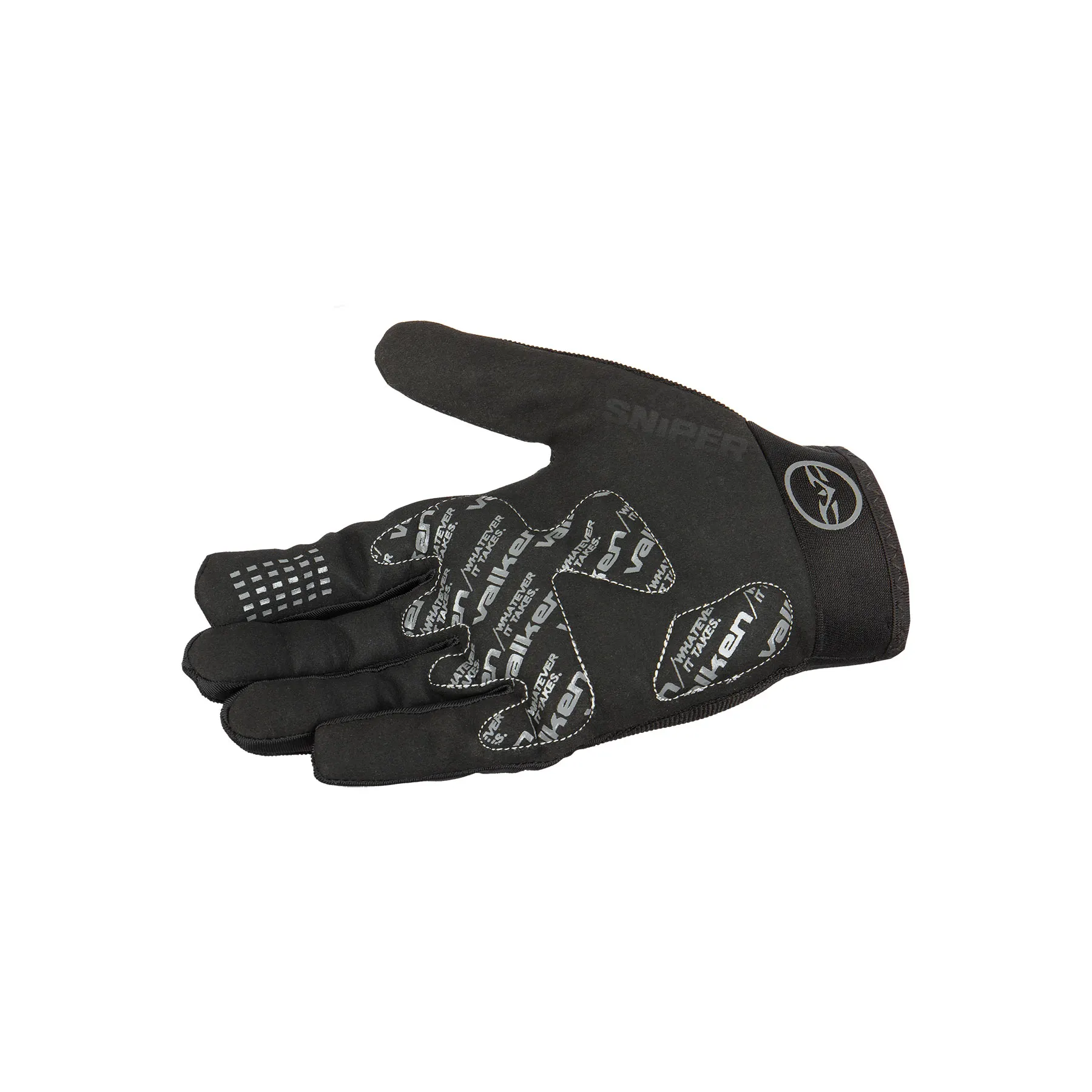 Bravo Full Finger Gloves, Black