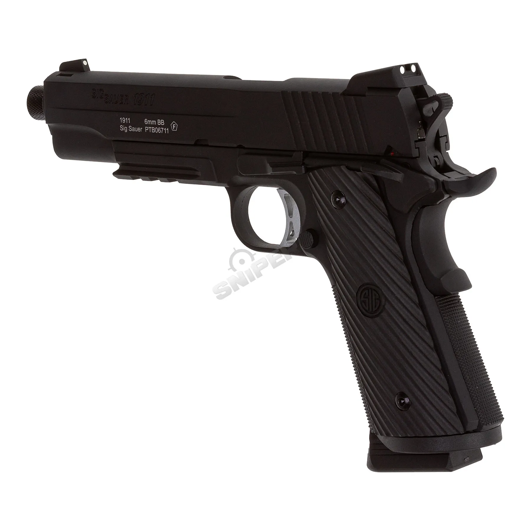 Sig Sauer ProForce 1911 TACOPS Co2 Pistole, Black Sig Sauer ProForce 1911 TACOPS Co2 Pistole, Black