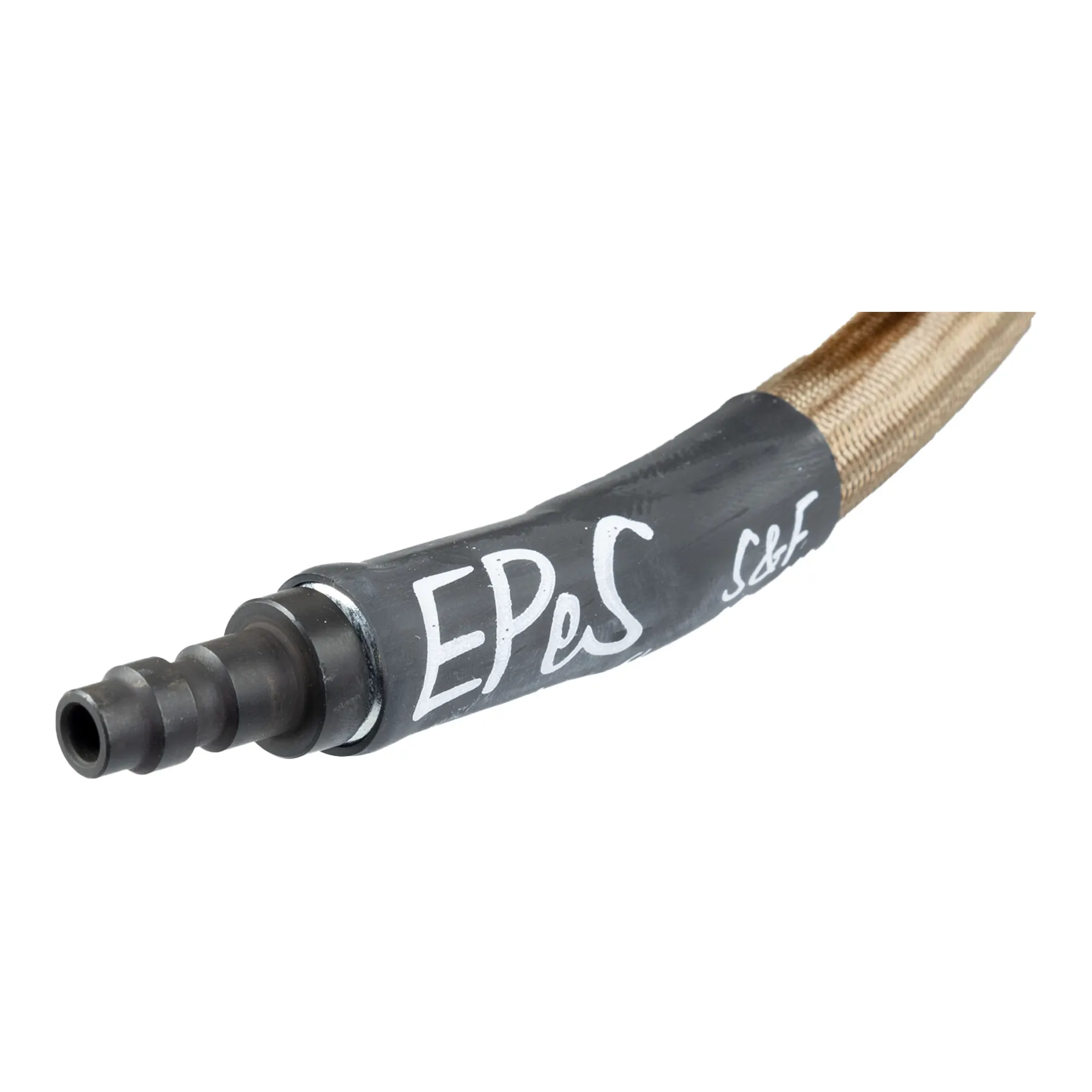 HPA S&F MK. III 115cm Braided Hose Line US, Coyote Brown