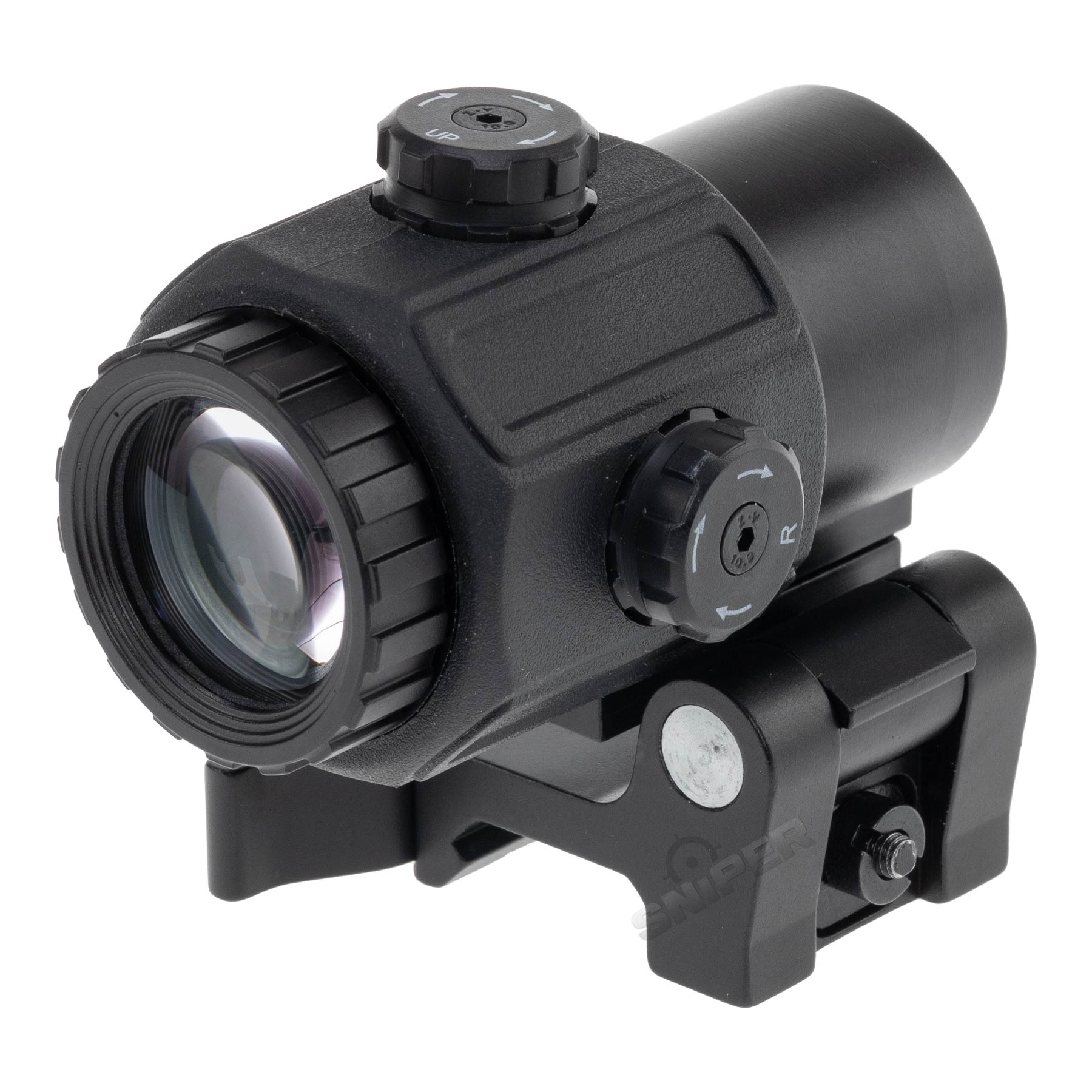 Reapo R558 Holo Red Dot Visier w/ 3x Magnifier, Black