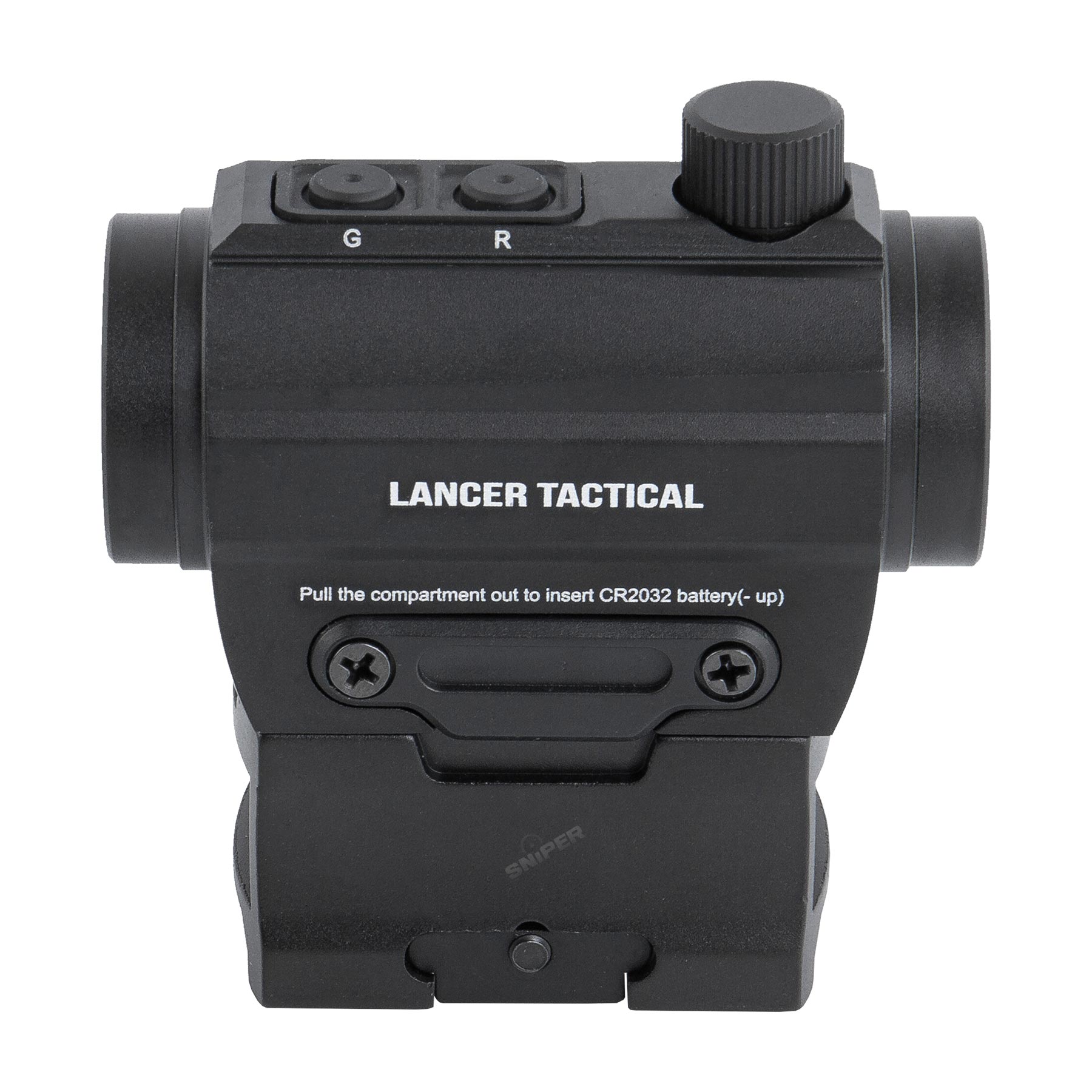 Reflex Micro Red Dot Visier w/ Hi-Mount, Black