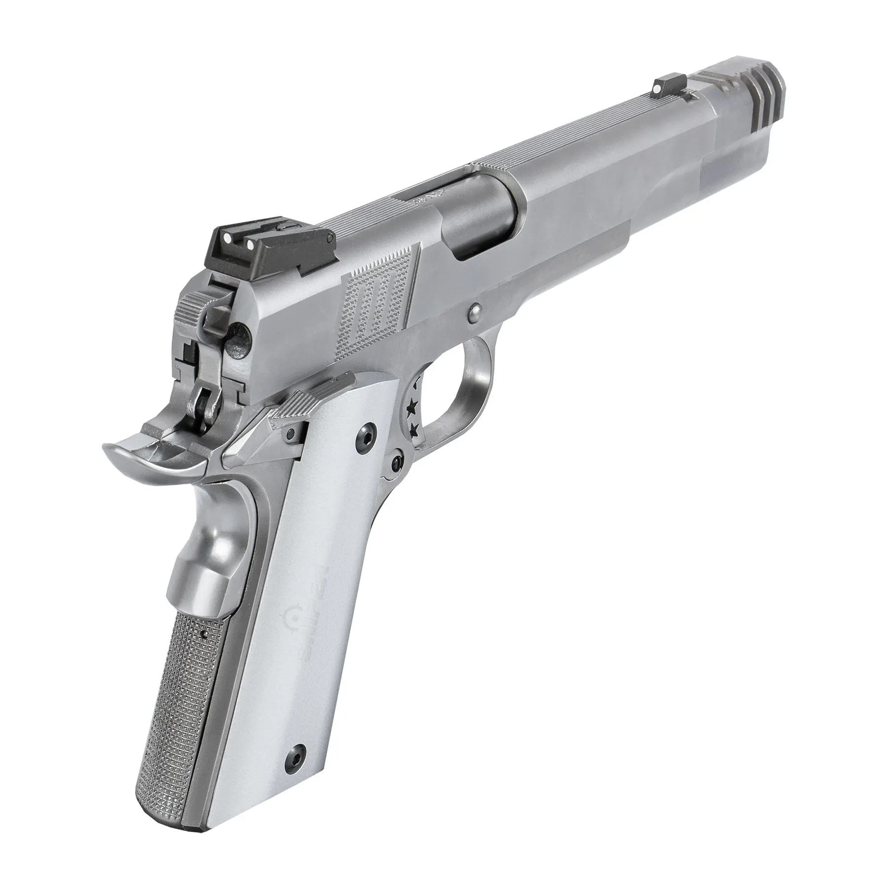 AW Custom NE3101 1911 Silver GBB Softair Pistole