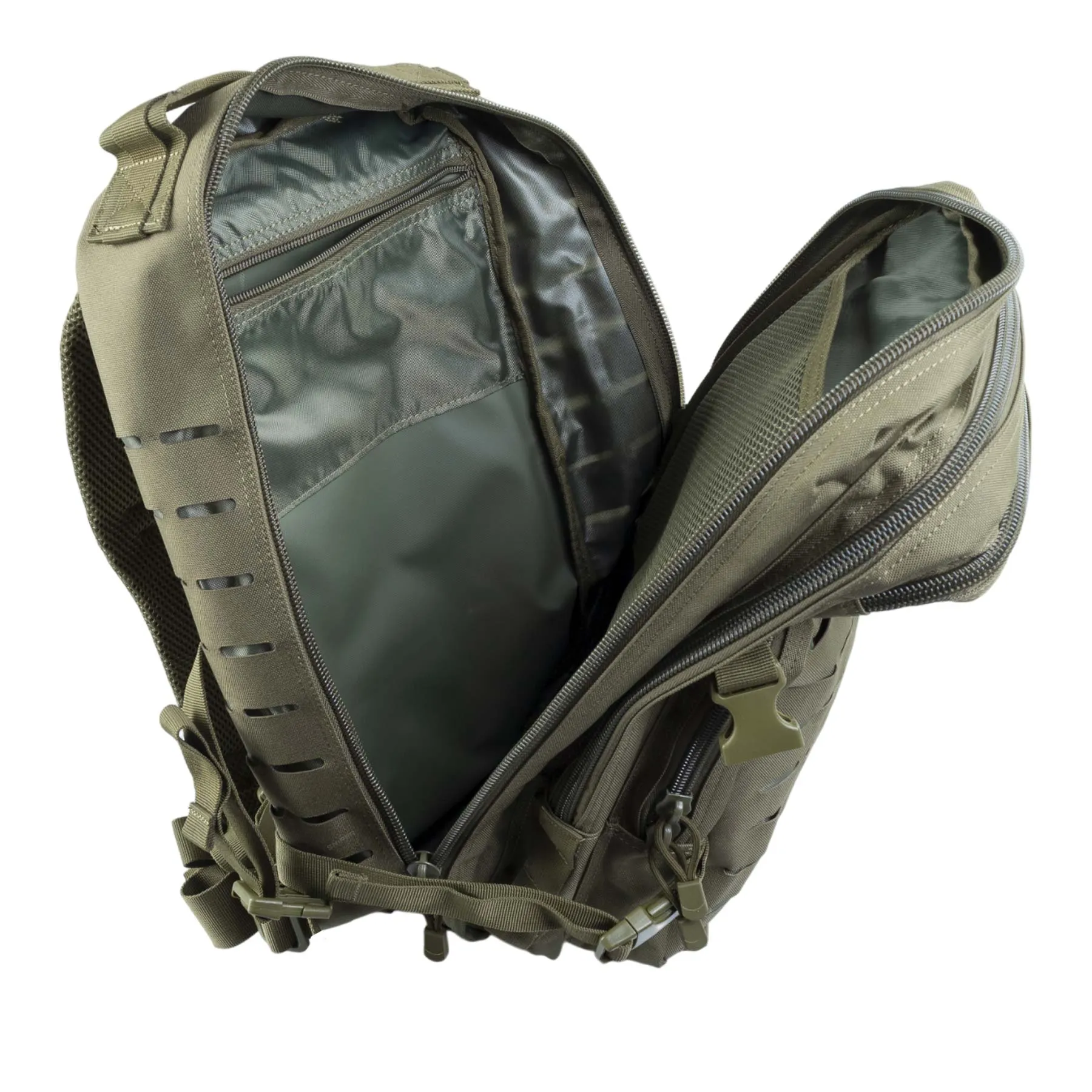 Assault Laser Cut Backpack, Olive
