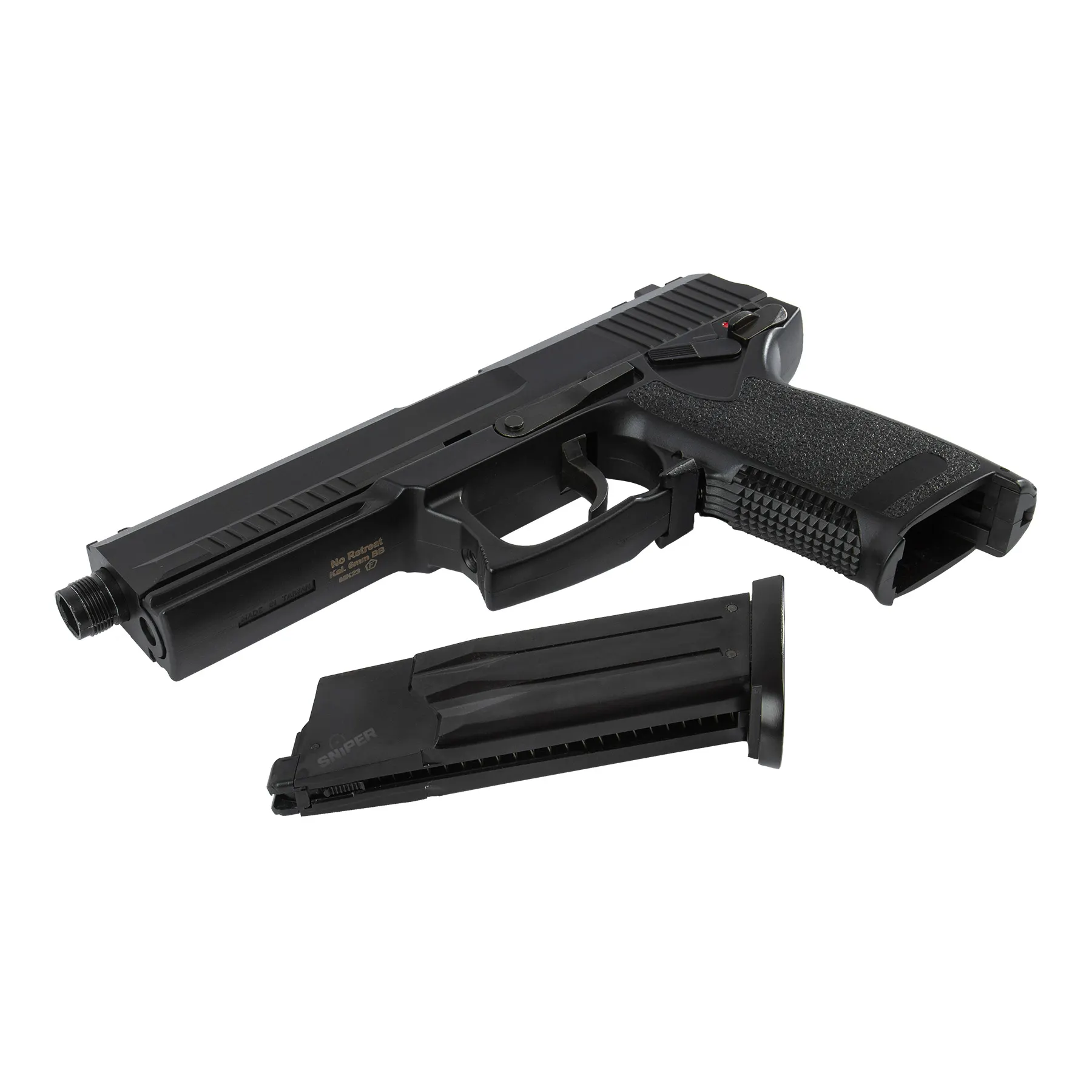 HFC MK23 Socom Special Gas Pistol, NBB, Black