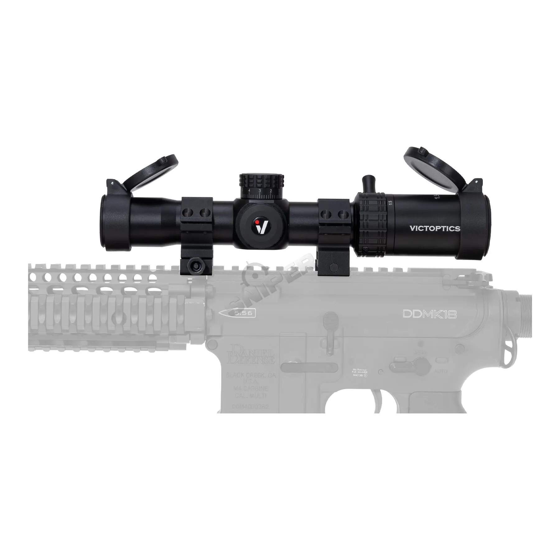 Victoptics OPSL32 S4 1.5-6x28 Zielfernrohr, Black Victoptics OPSL32 S4 1.5-6x28 Zielfernrohr, Black