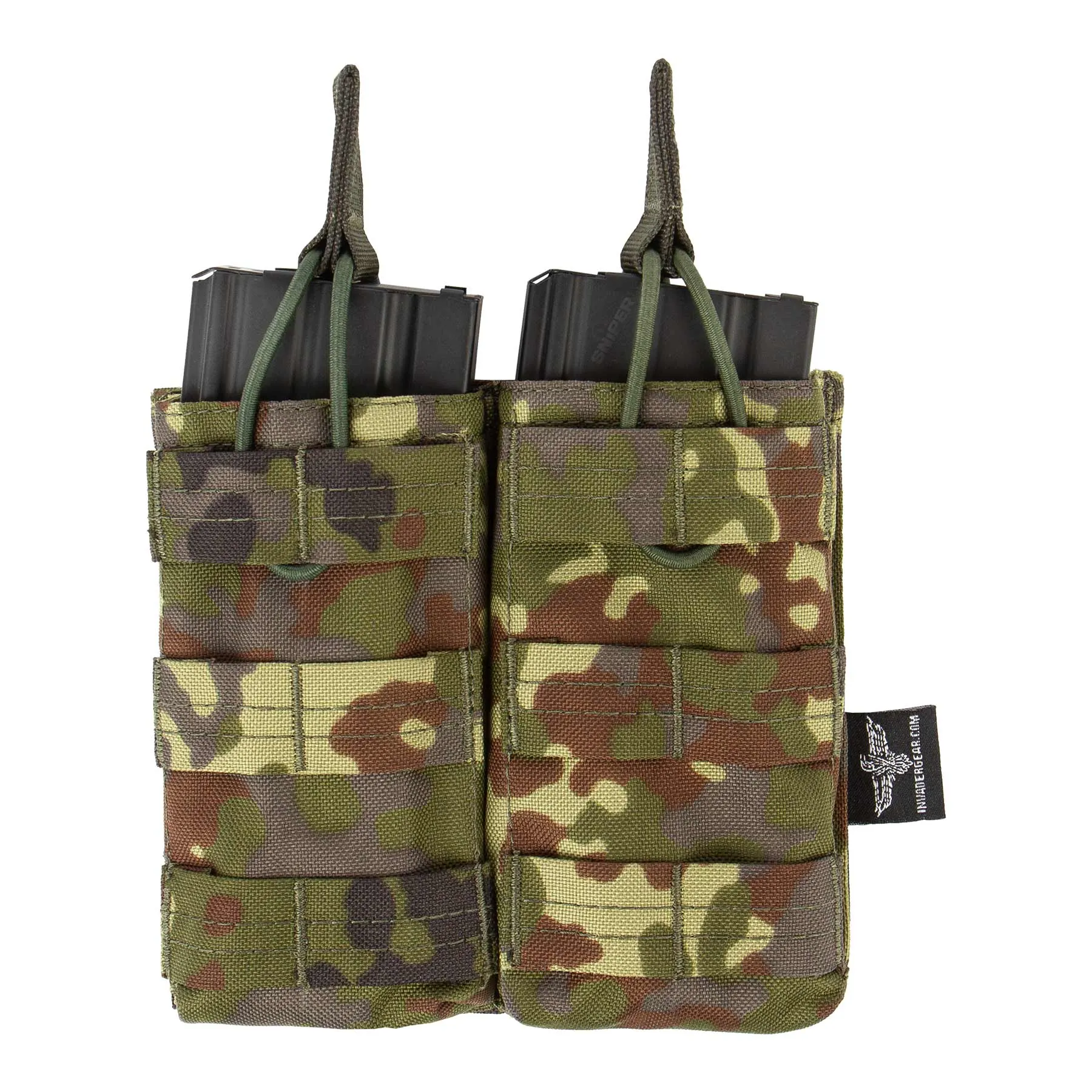 M4 Double Direct Action Mag Pouch, Flecktarn