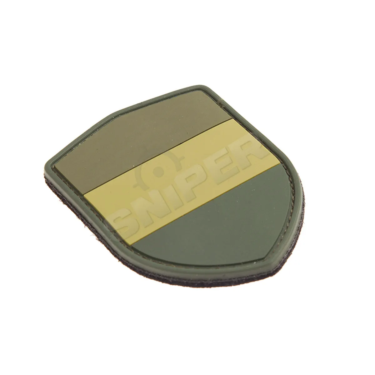Deutschland Schild PVC Patch, green