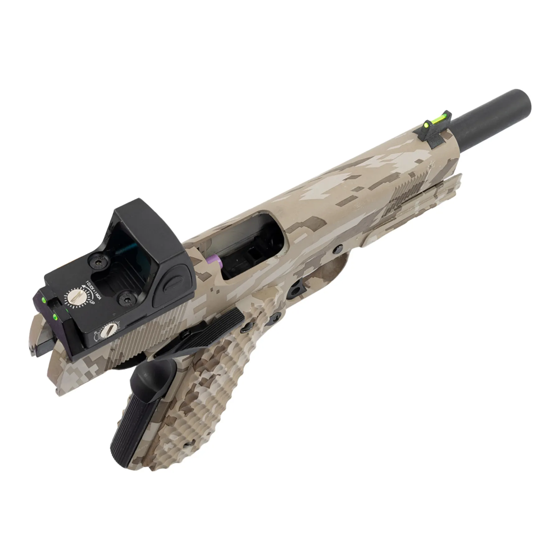 Raven 1911 BDS MEU Railed GBB, Digi Desert Raven 1911 BDS MEU Railed GBB, Digi Desert