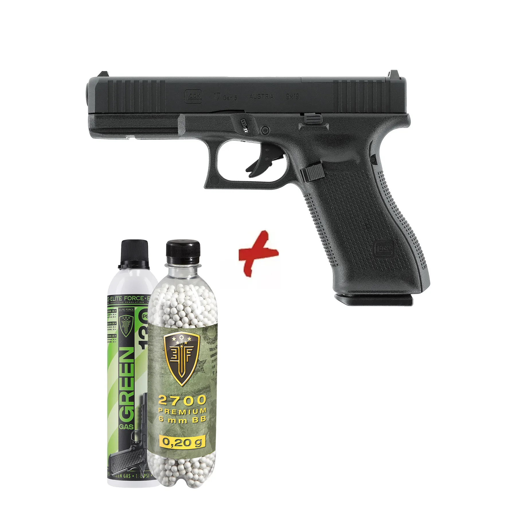 Glock Deal - Glock 17 Gen 5 MOS GBB Softair Pistole