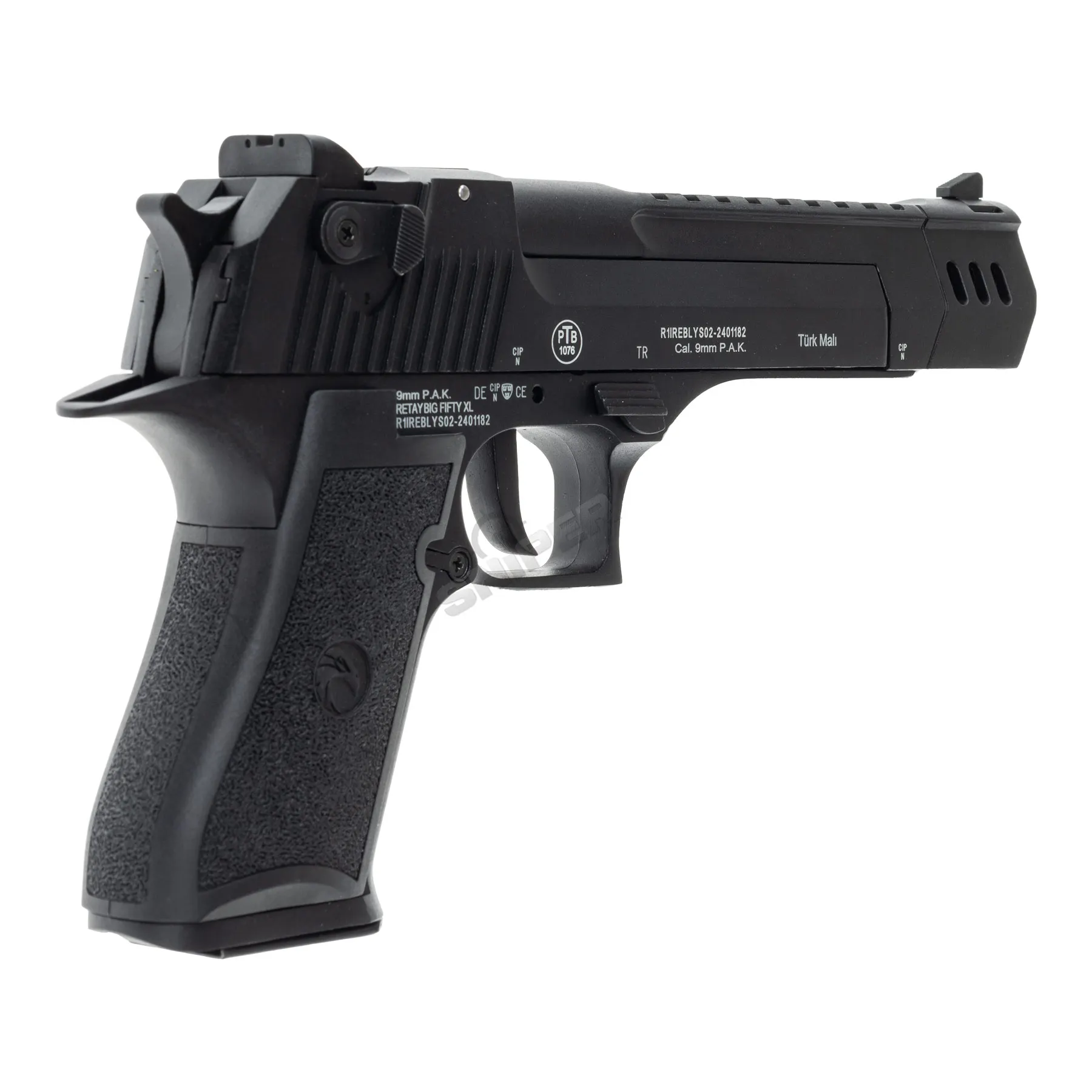 RETAY Big Fifty 9mm P.A.K. Schreckschusspistole, Black RETAY Big Fifty 9mm P.A.K. Schreckschusspistole, Black