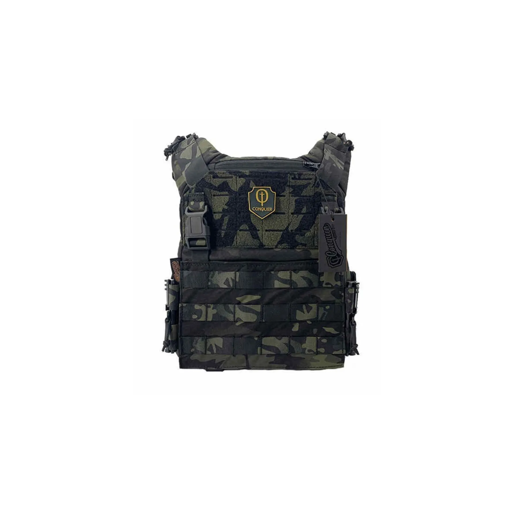 Conquer CQR G2 Vest Plattenträger, Black Camo