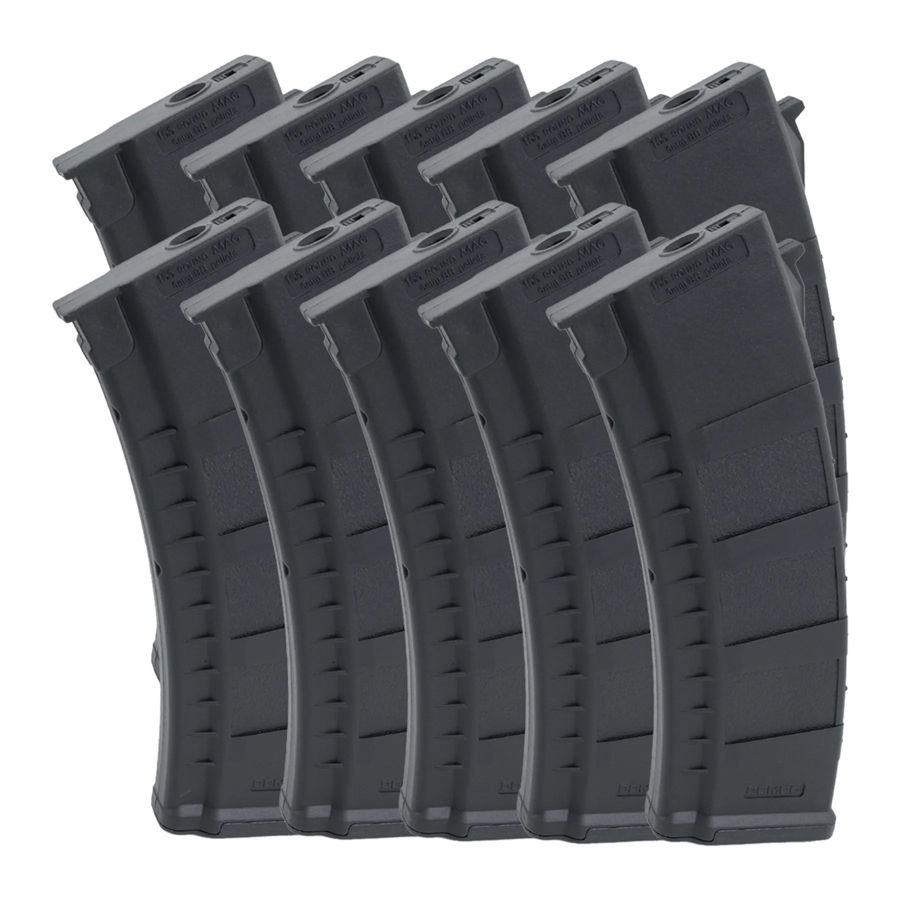 10er Set Mid-Cap 155 BB Magazine AK, Black 10er Set Mid-Cap 155 BB Magazine AK, Black