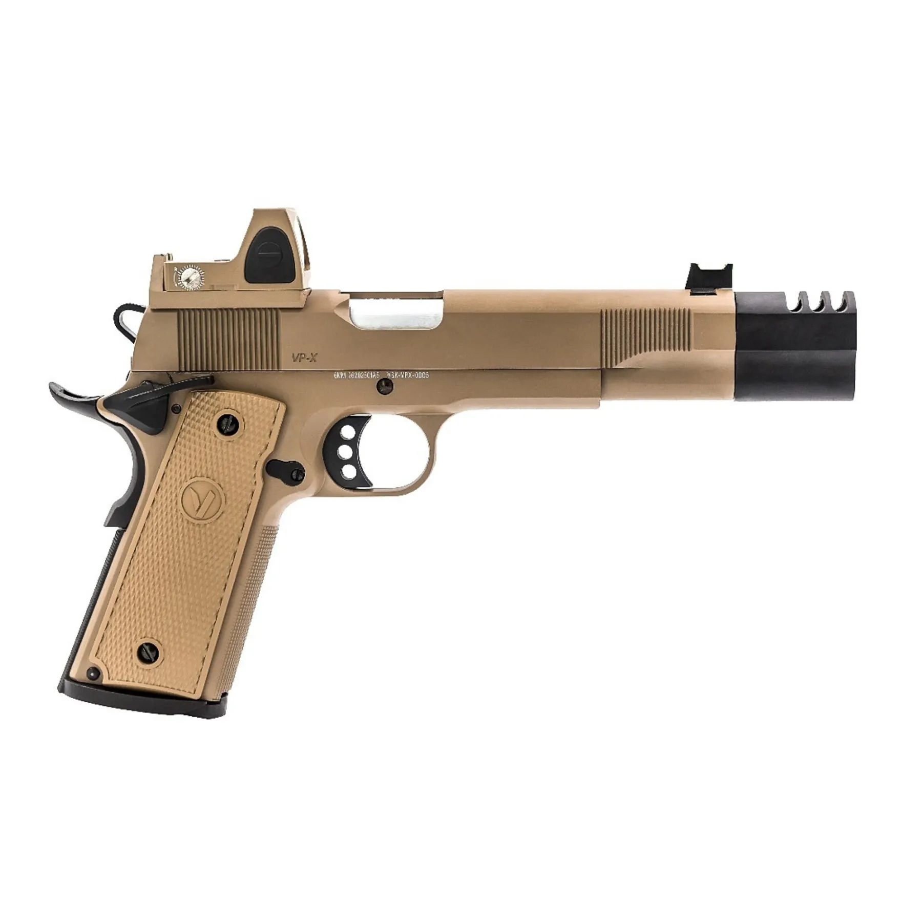 Vorsk VP-X RDS GBB Softair Pistole, Tan