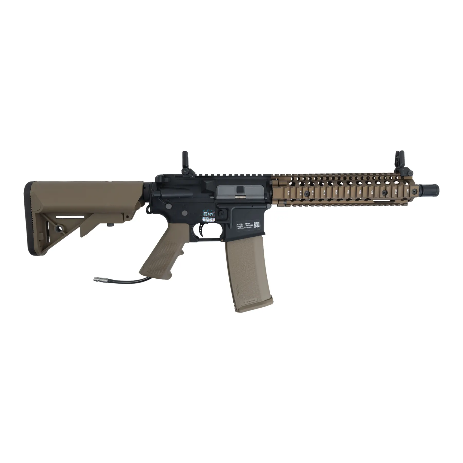 SAC x Wolverine SA-E19 DD MK18 HPA, Chaos Bronze