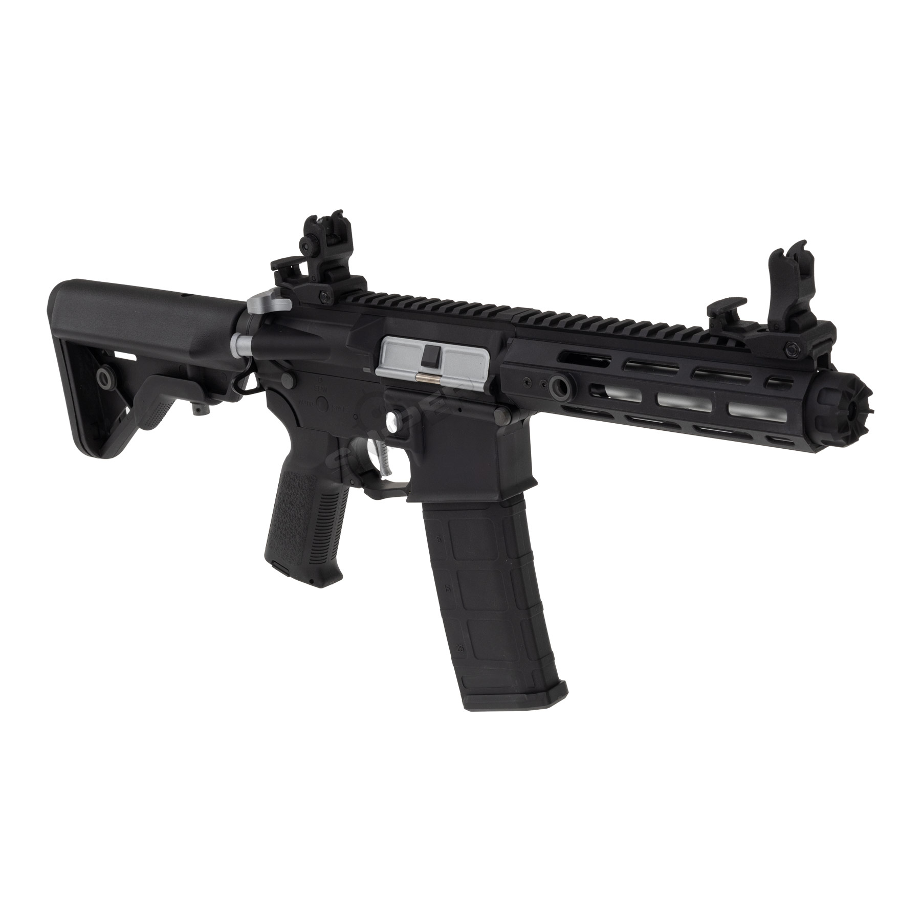 Lancer LT-34 Hellion w/ Nebula ETU (S)AEG, Black/Silver