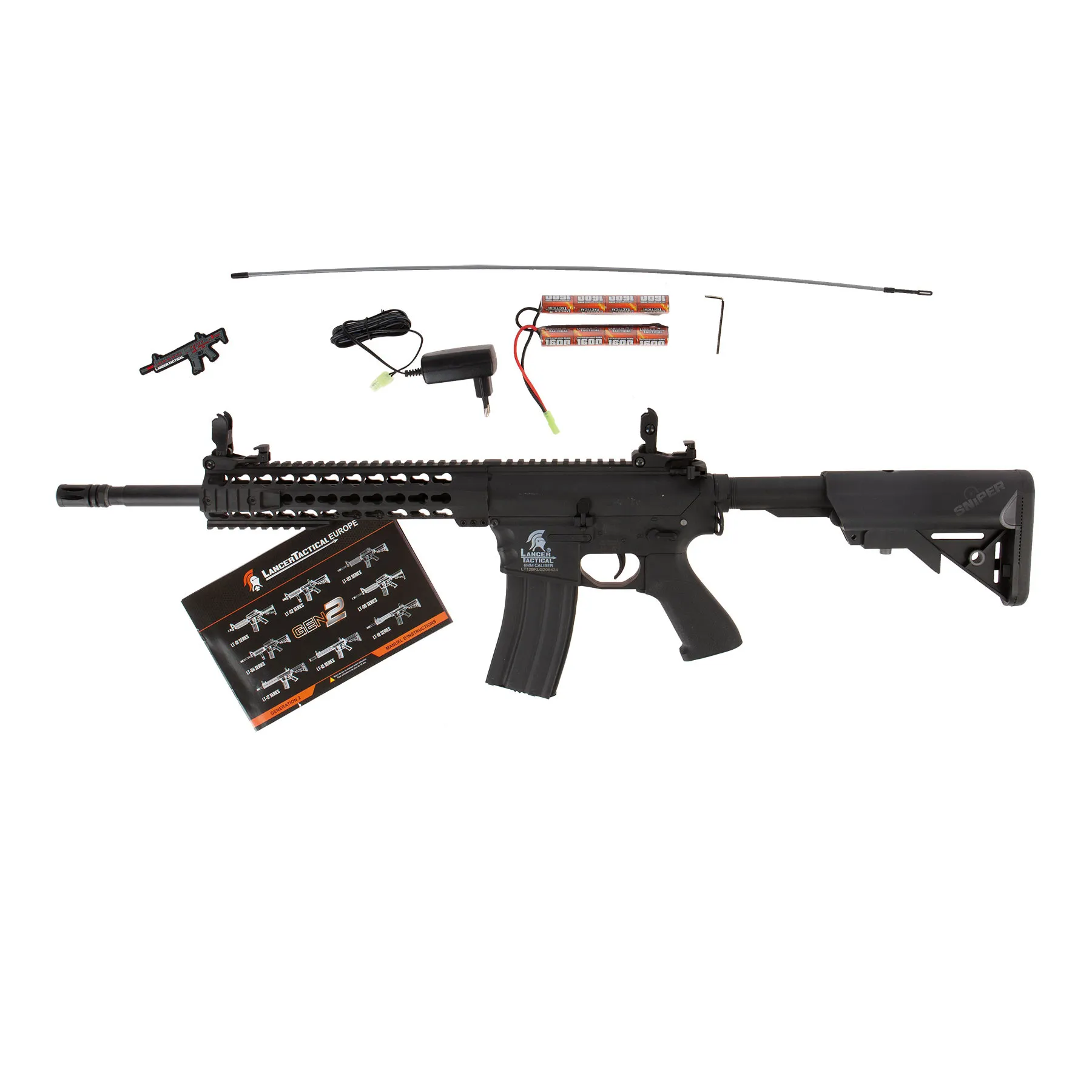 M4 EVO Keymod ETU+Mosfet (S)AEG, Black