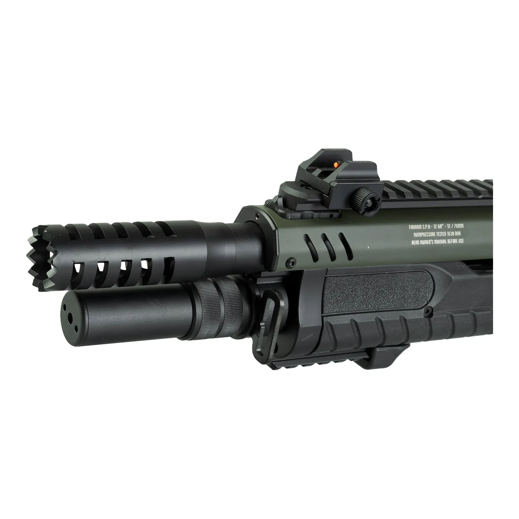 Fabarm STF12 Compact 11" Gas Pumpgun, OD