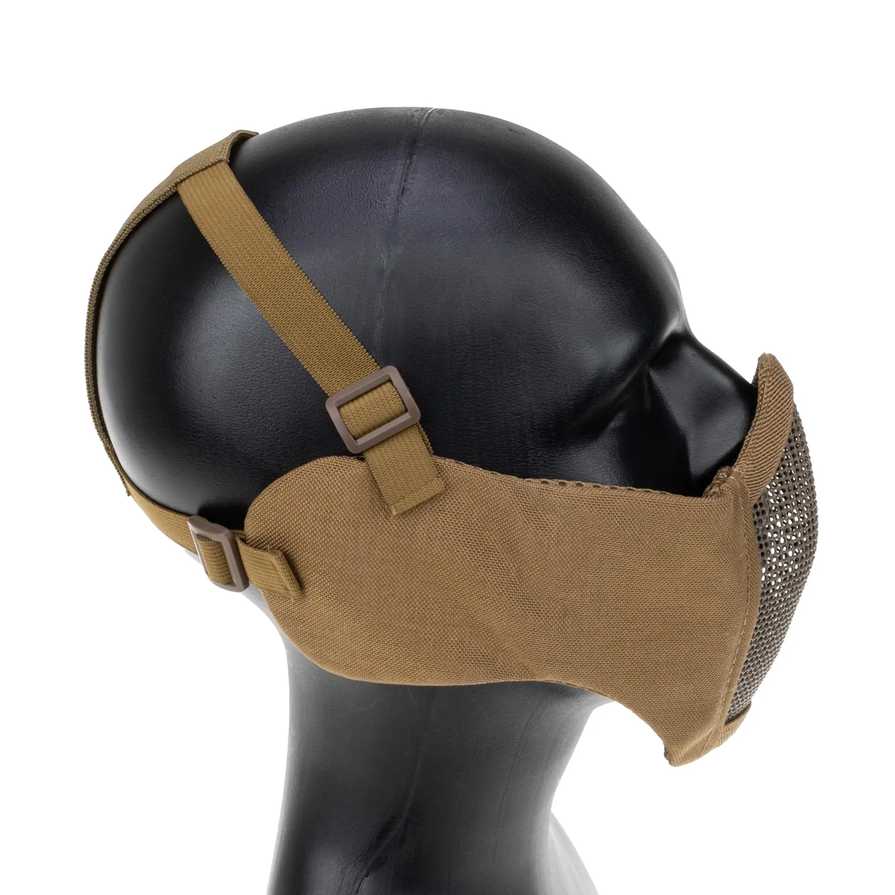 Reapo Mesh Face Mask w/ Soft Ear Protection, Tan