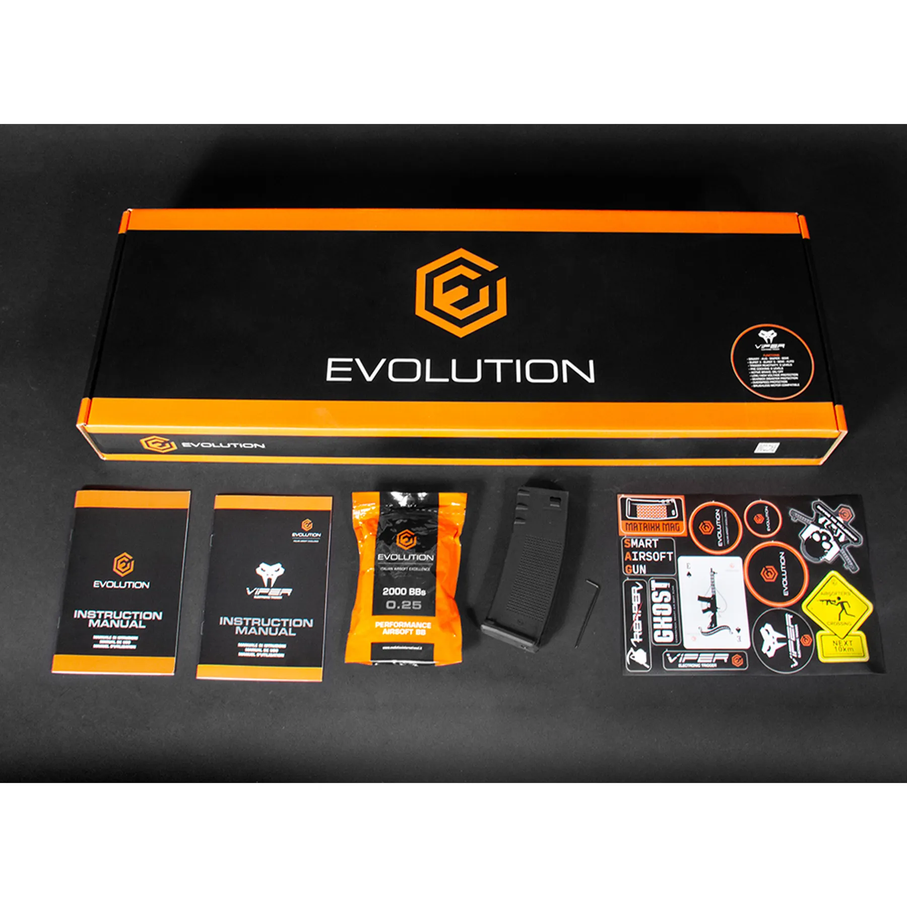 Evolution Ghost 3.0 Viper Silent Ops S < 0,5 Joule Softair, Black