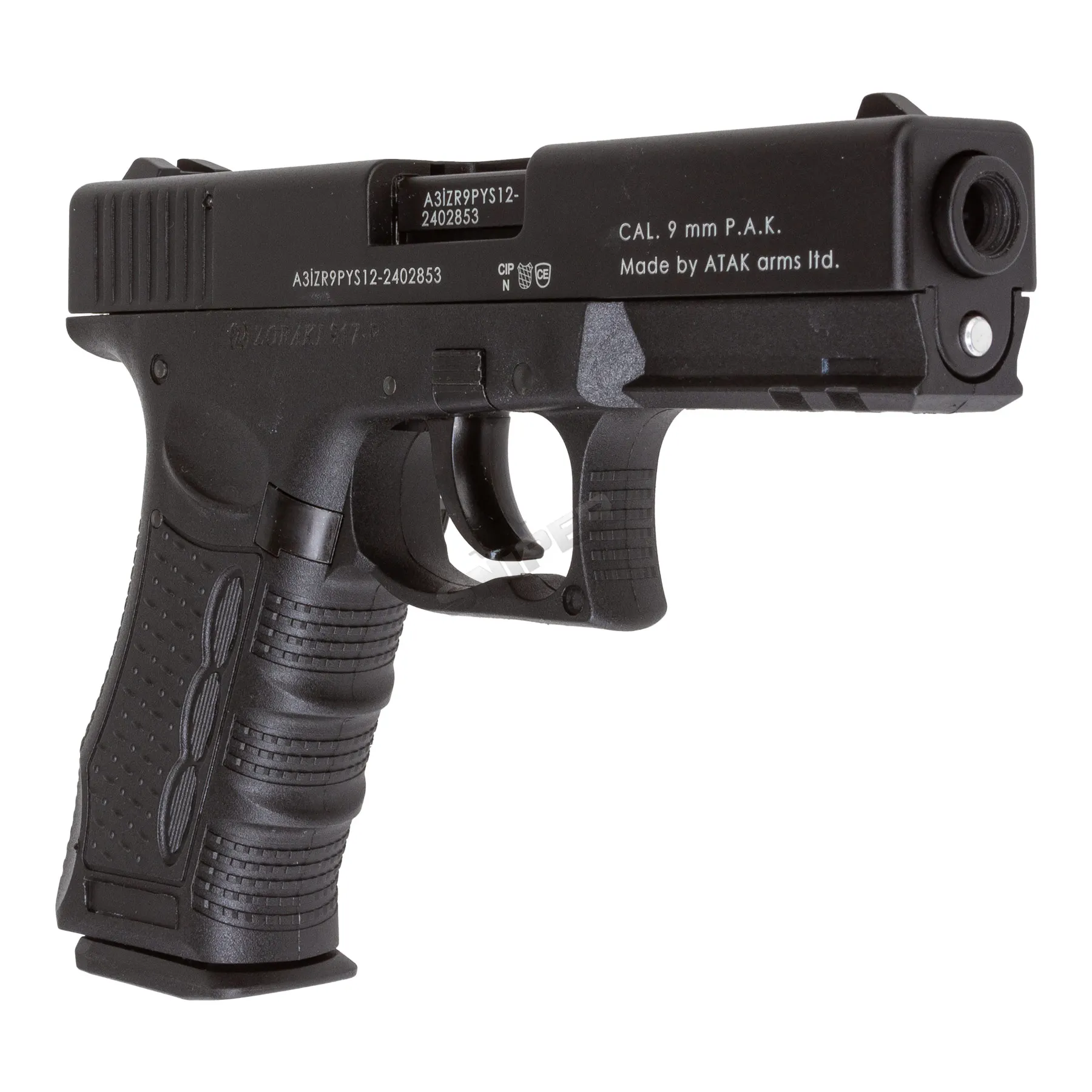 Zoraki 917 9mm P.A.K. Schreckschusspistole, Black