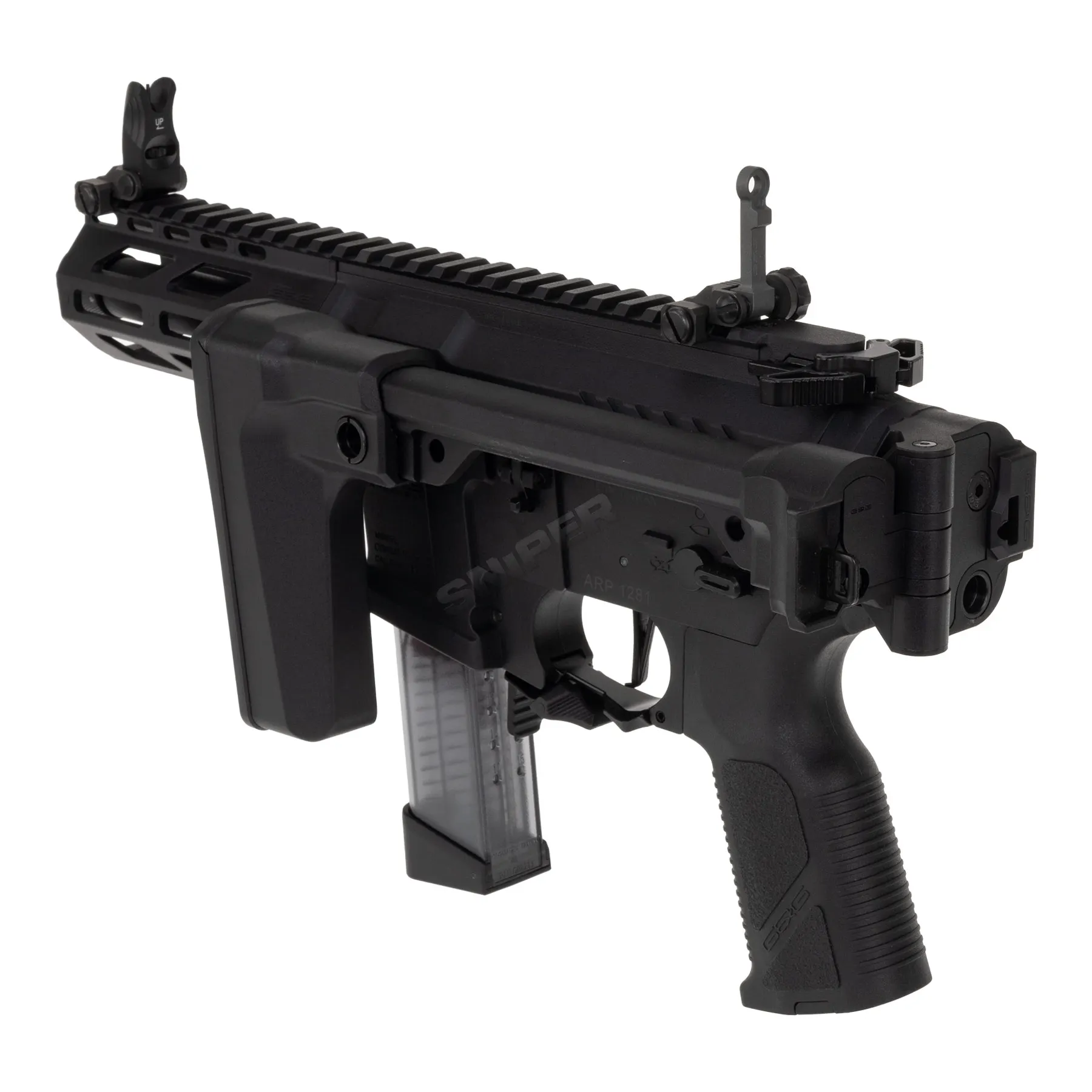 G&G ARP 9 3.0P < 0,5 Joule AEG Softair Gewehr, Black