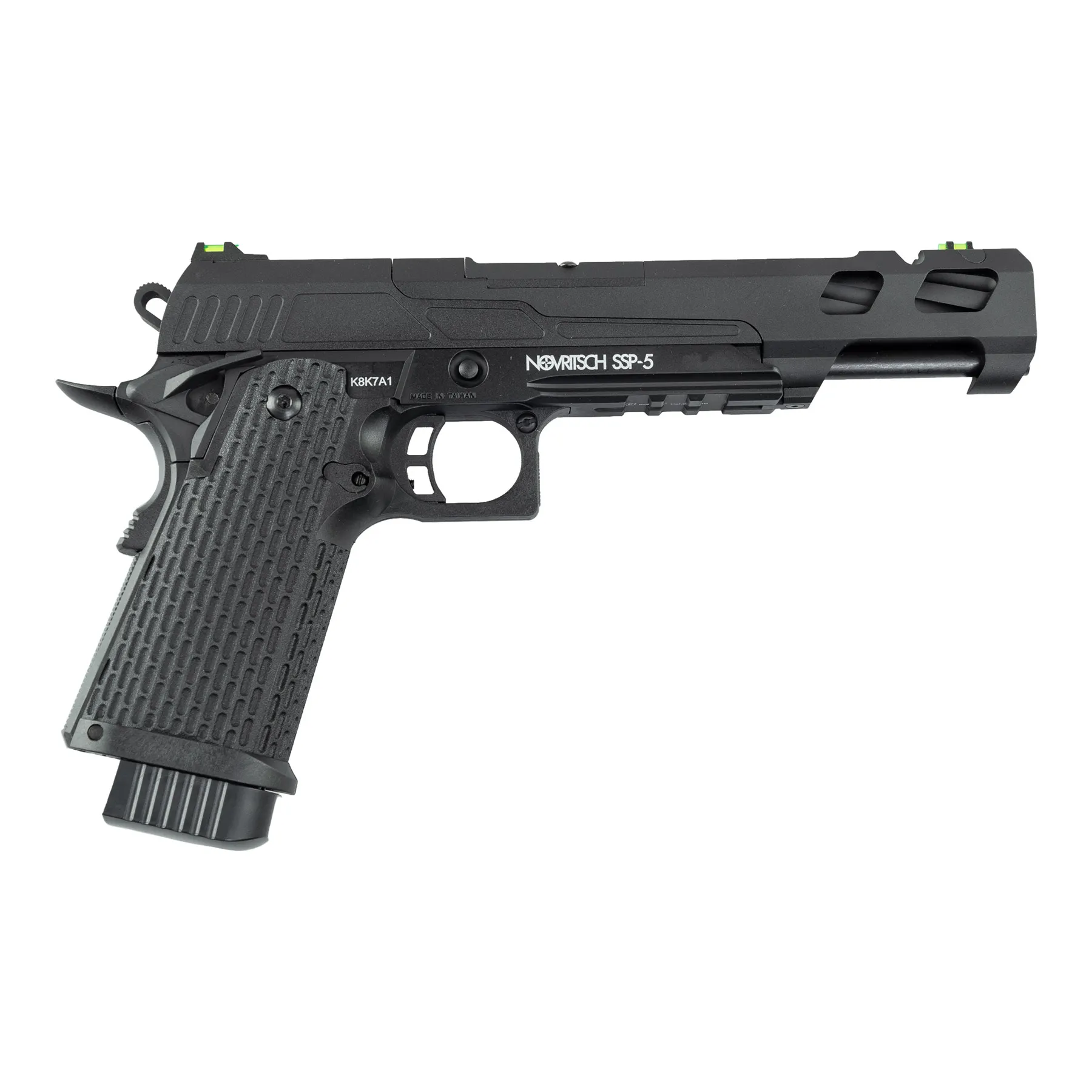 Novritsch SSP5 Gas Blowback Pistol 6", Black