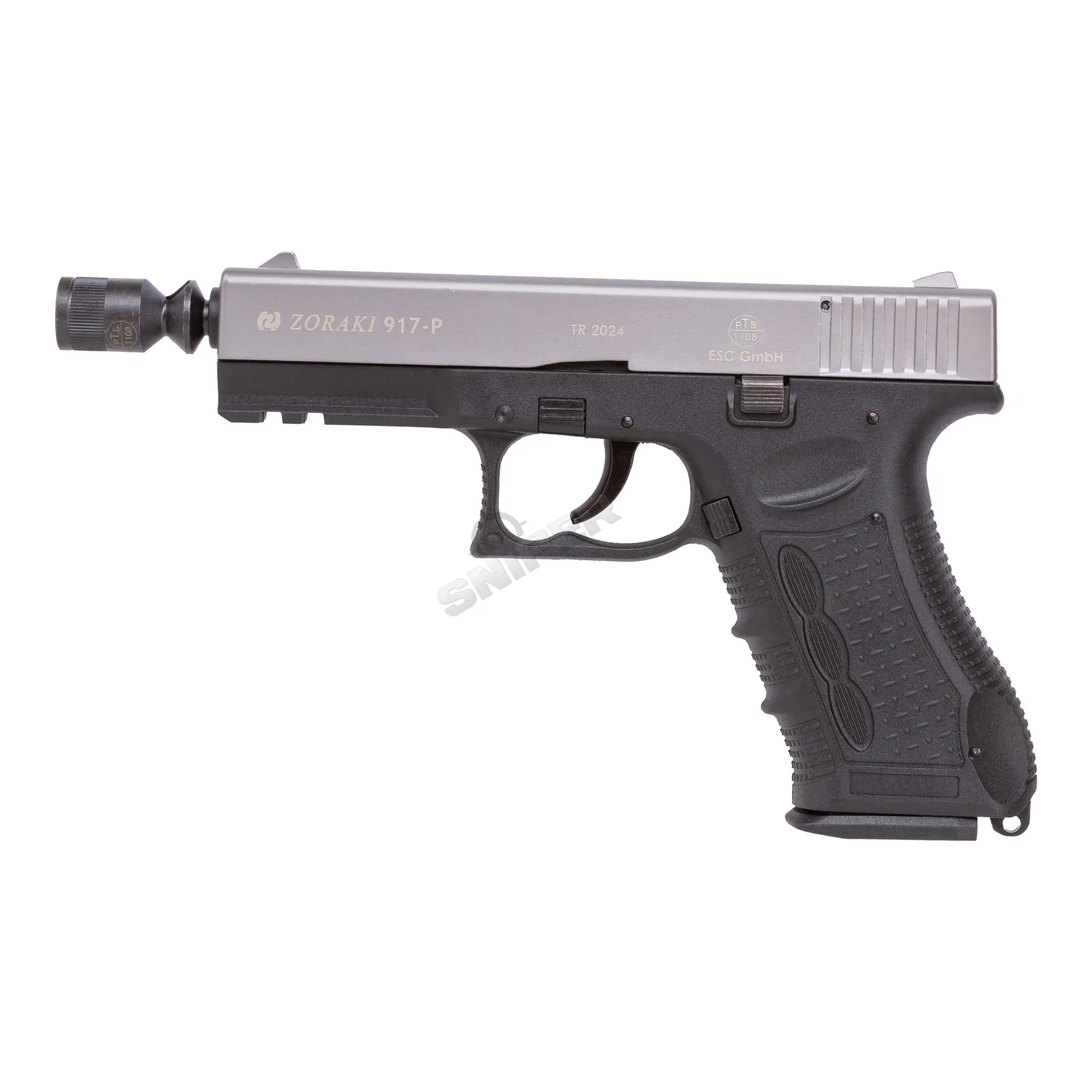 Zoraki 917 9mm P.A.K. Schreckschusspistole, Titan