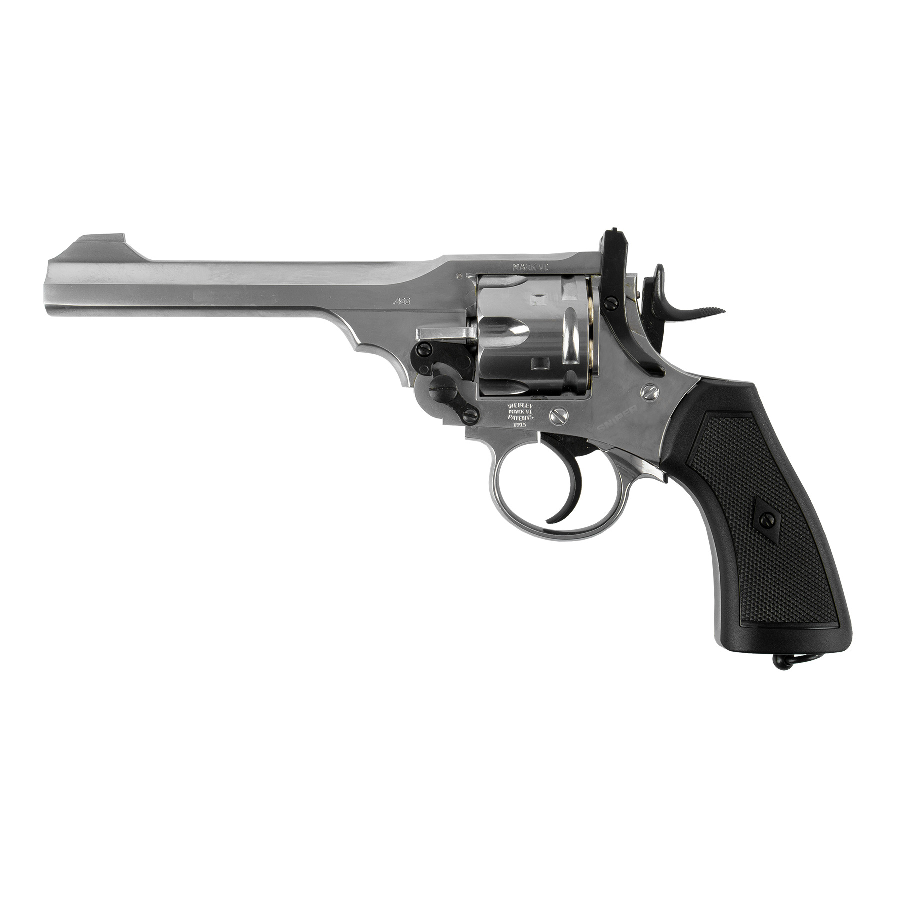 Win Gun Webley MKIV. 455 Revolver Silver CO2