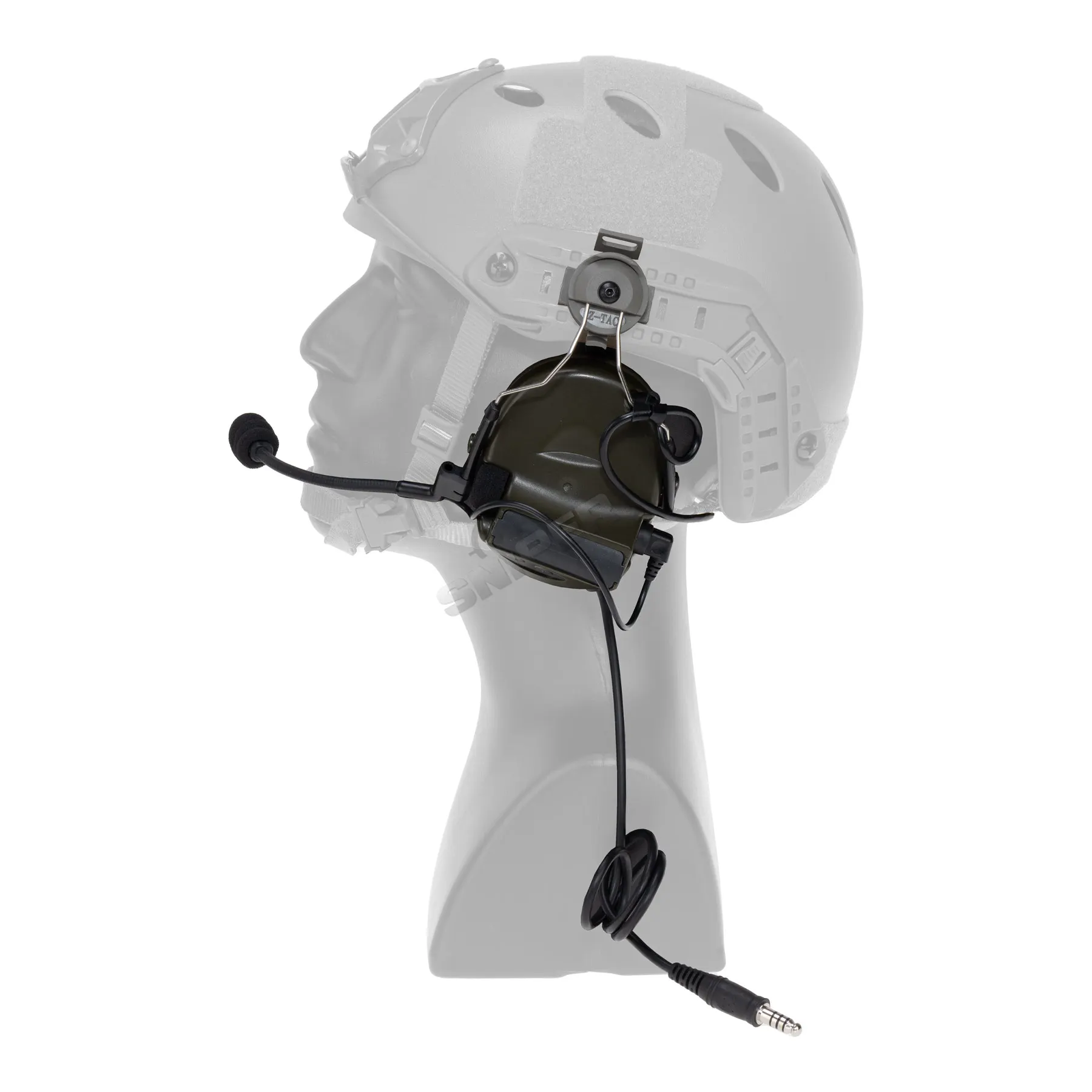 Z-Tactical Z031 Headset für FAST Helme, Foliage Green