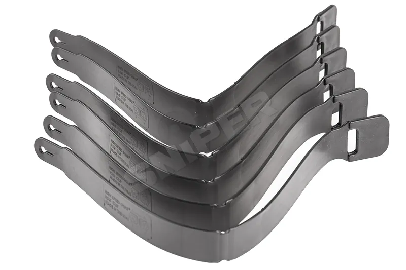 Malice Long Clip Set, 6 Stück, Black