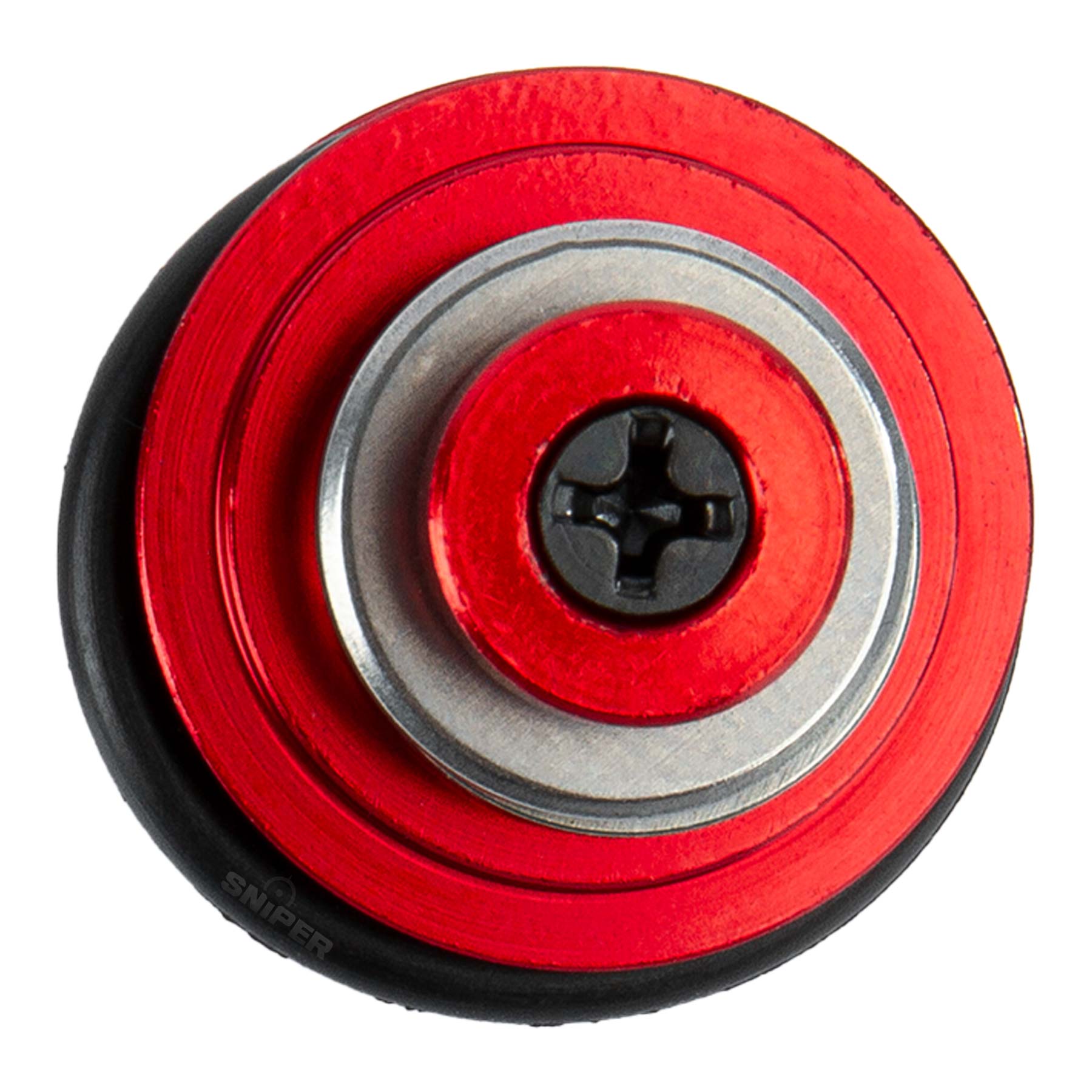 Silent Piston head, aluminium, w/bearing