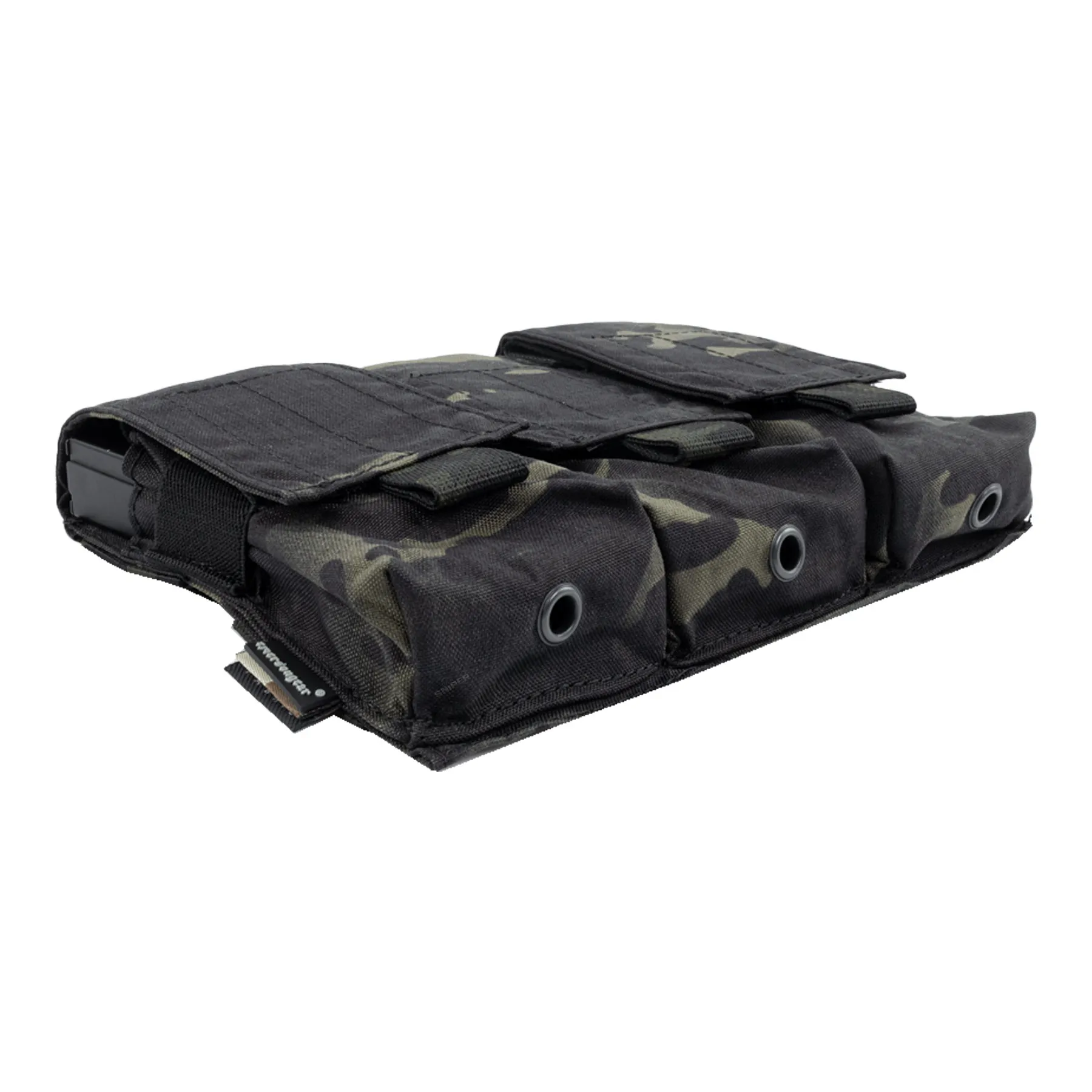 Triple Magazin Pouch M4, Multicam Black
