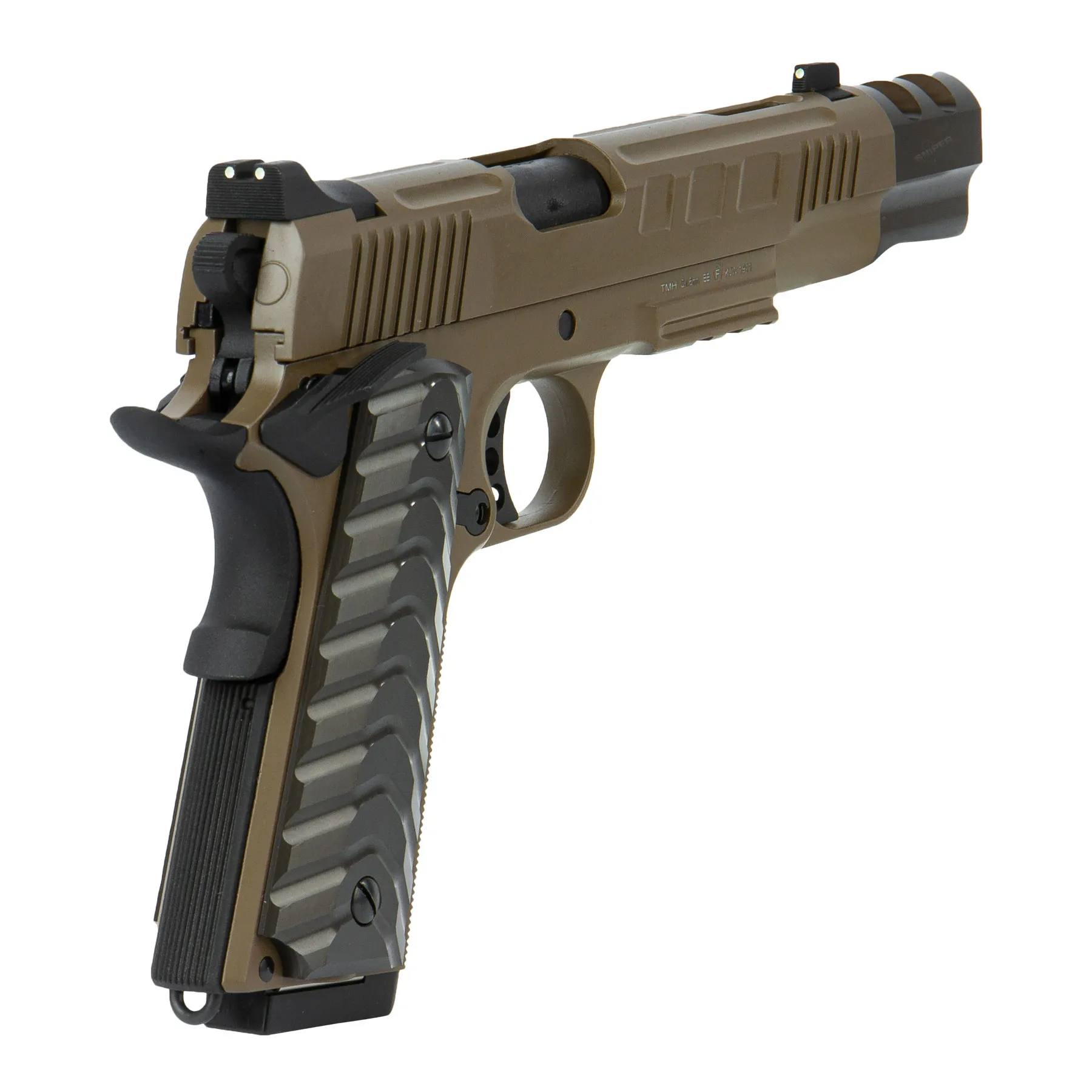 KJ Works KP 16 Full Metal Tan GBB Softair