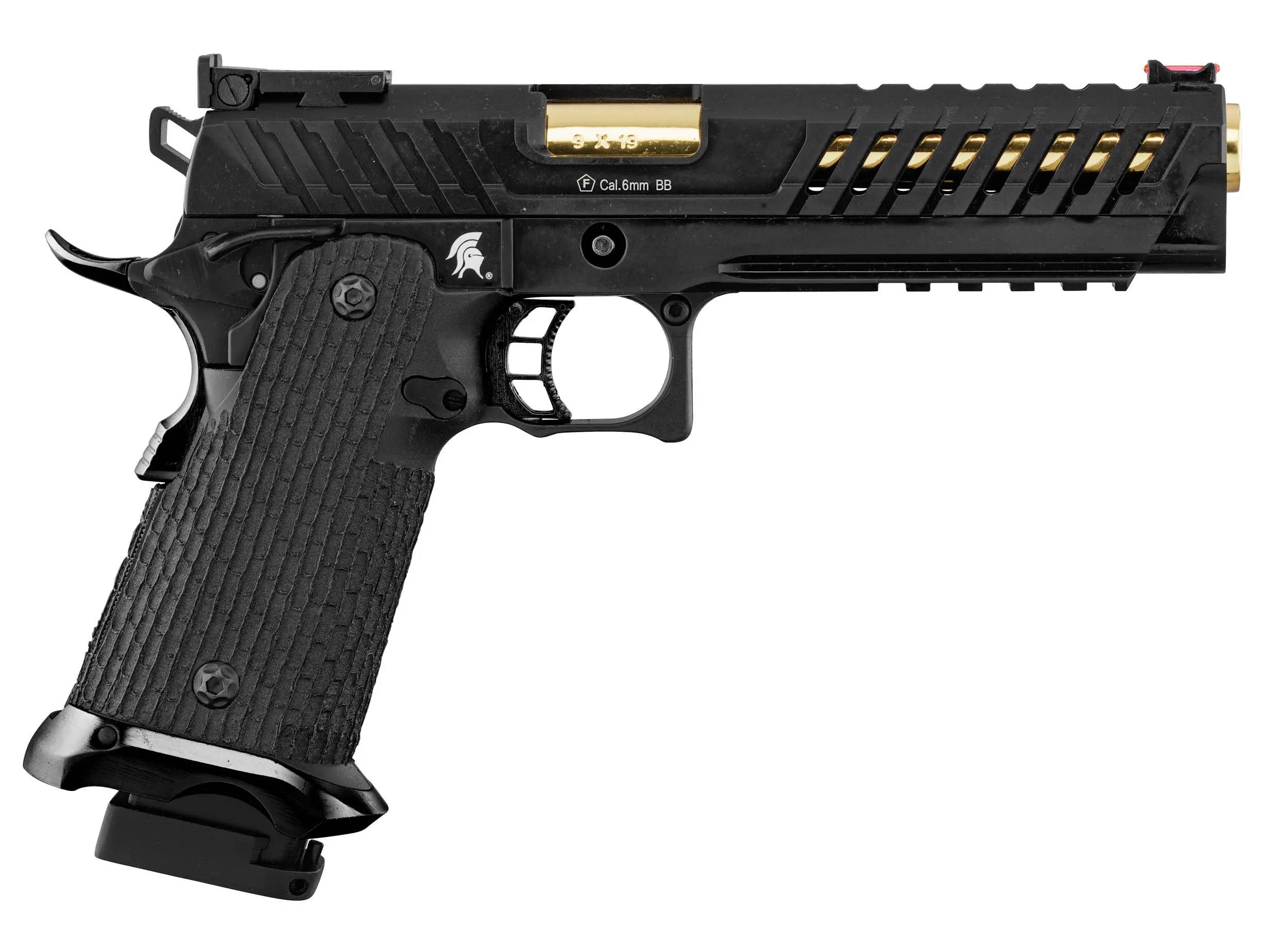 Lancer Tactical LTX-6 Knightshade Hi-Capa GBB, Black/Gold