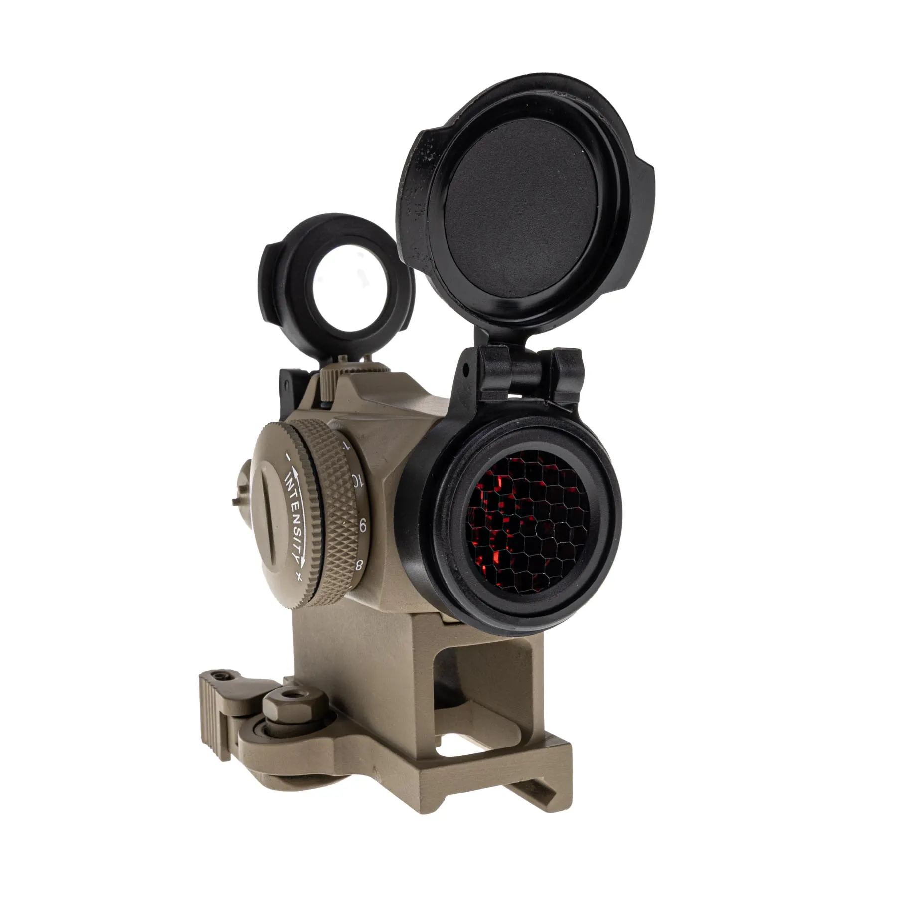 TR02 Red Dot with Killflash, QD Riser Mount, Tan