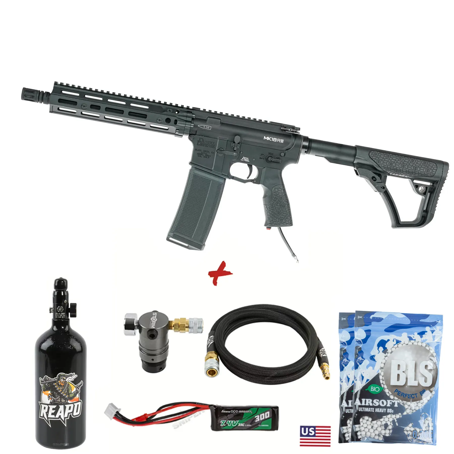 HPA Deal #2 - Wolverine MTW Daniel Defense RIS III Milspec HPA, Black
