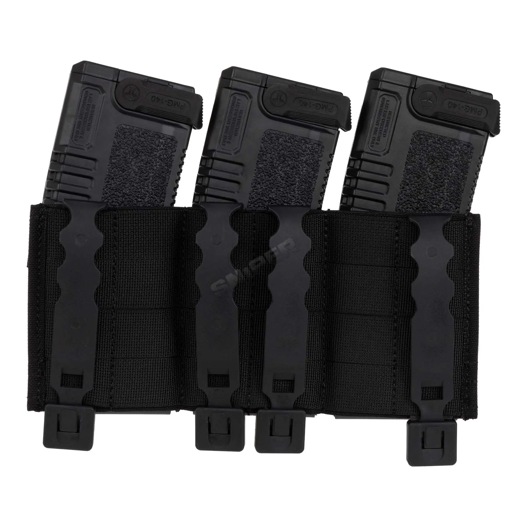 Reapo Triple Open Mag Pouch, Black Reapo Triple Open Mag Pouch, Black