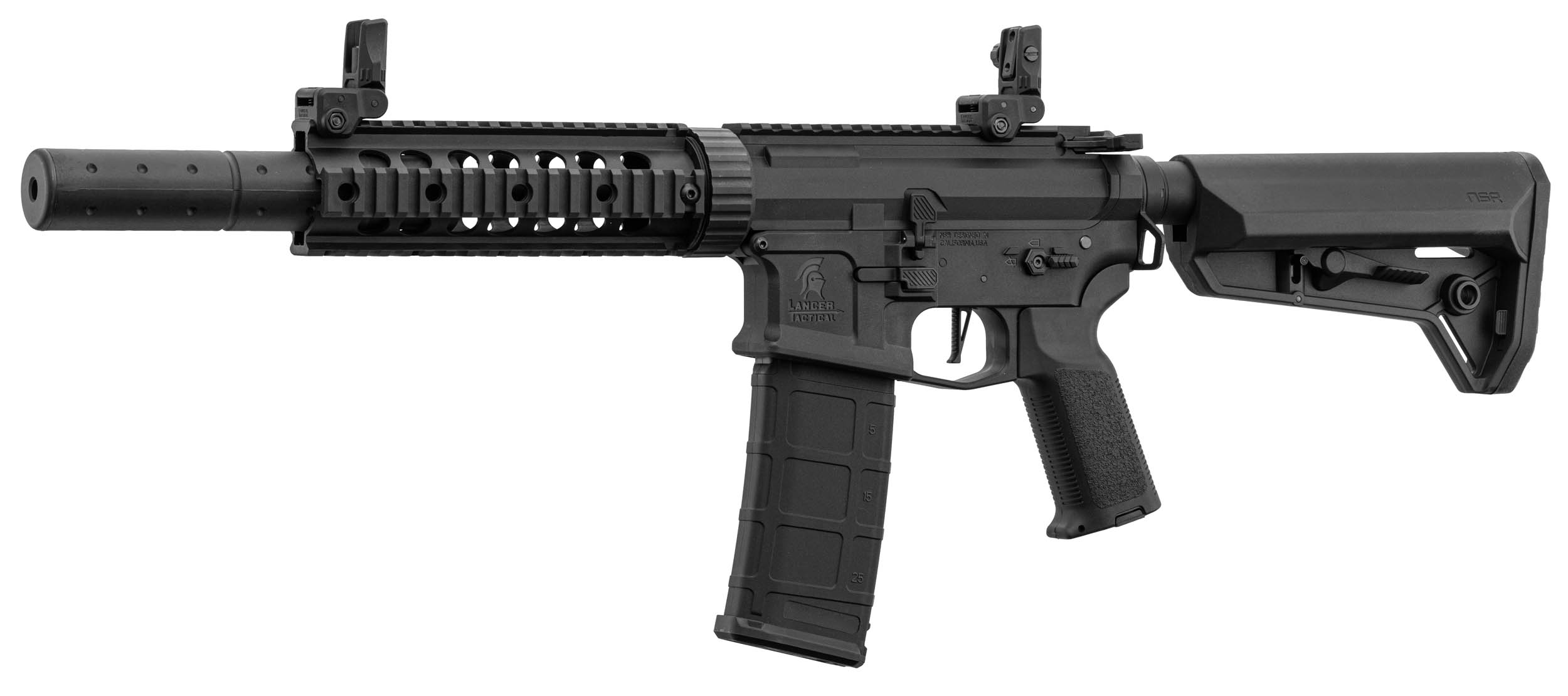 Lancer M4 SD NSR w/ Nebula ETU (S)AEG, Black