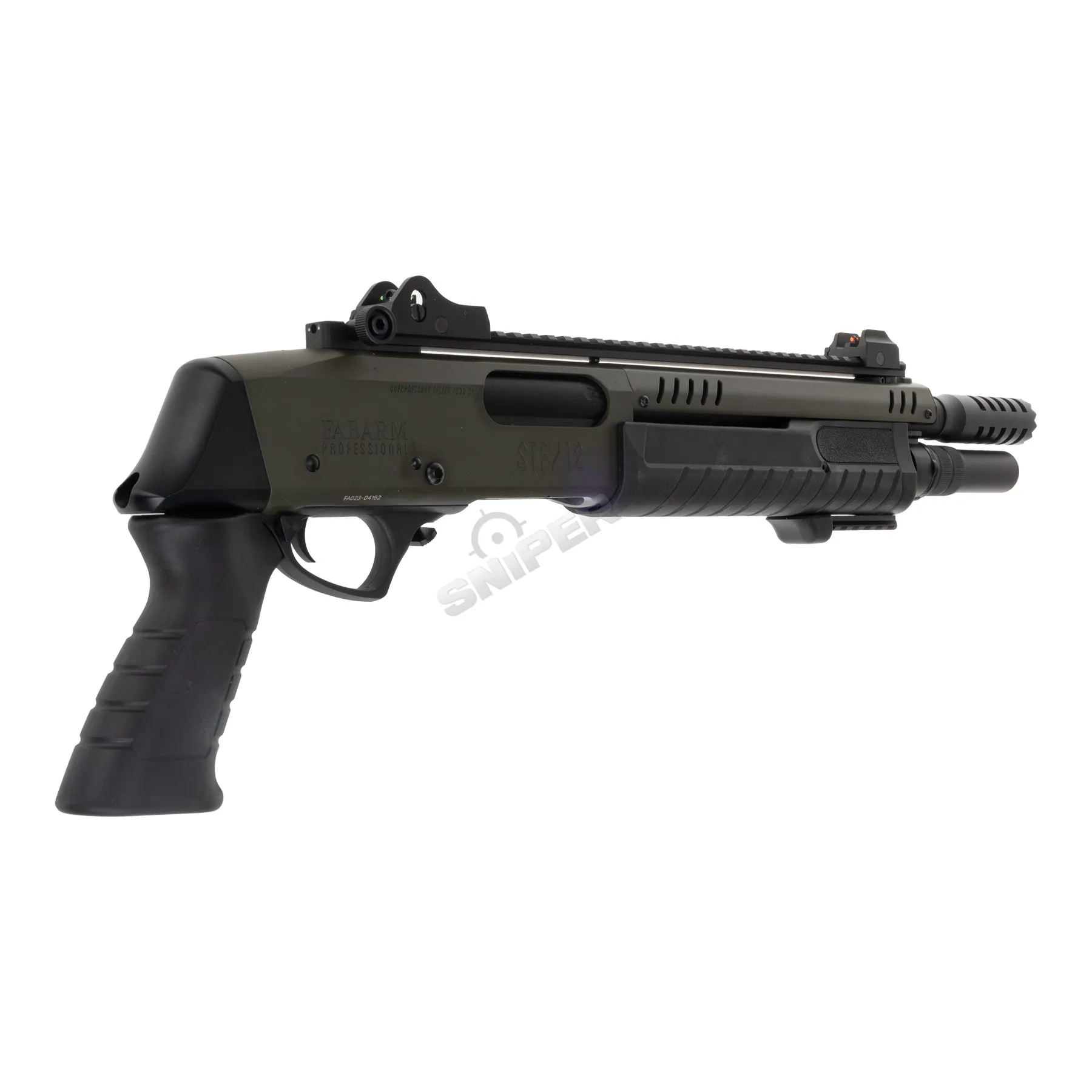 Fabarm STF12 Short 11" Gas Pumpgun, Green