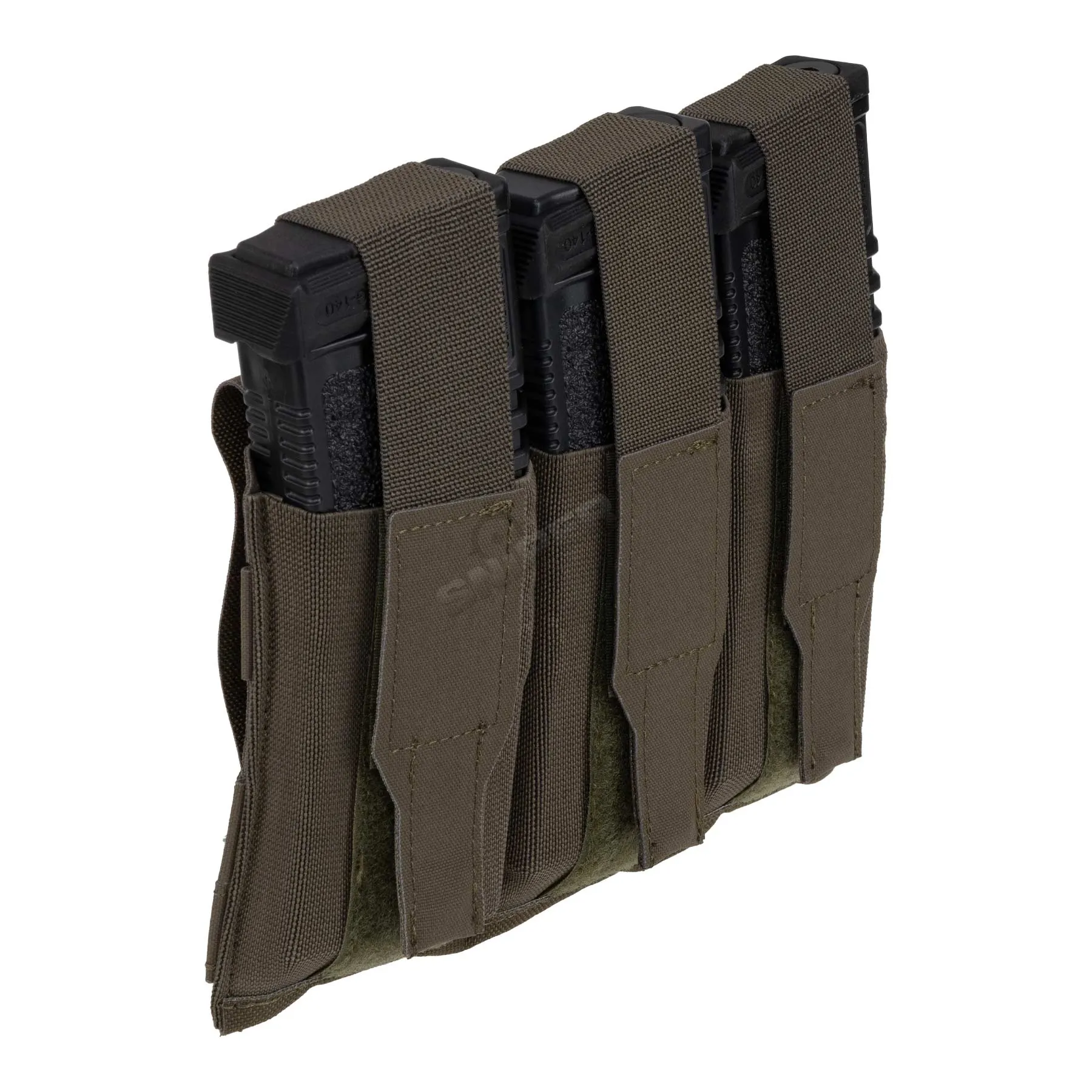 Reapo Triple Mag Pouch w/ Velcro, Ranger Green
