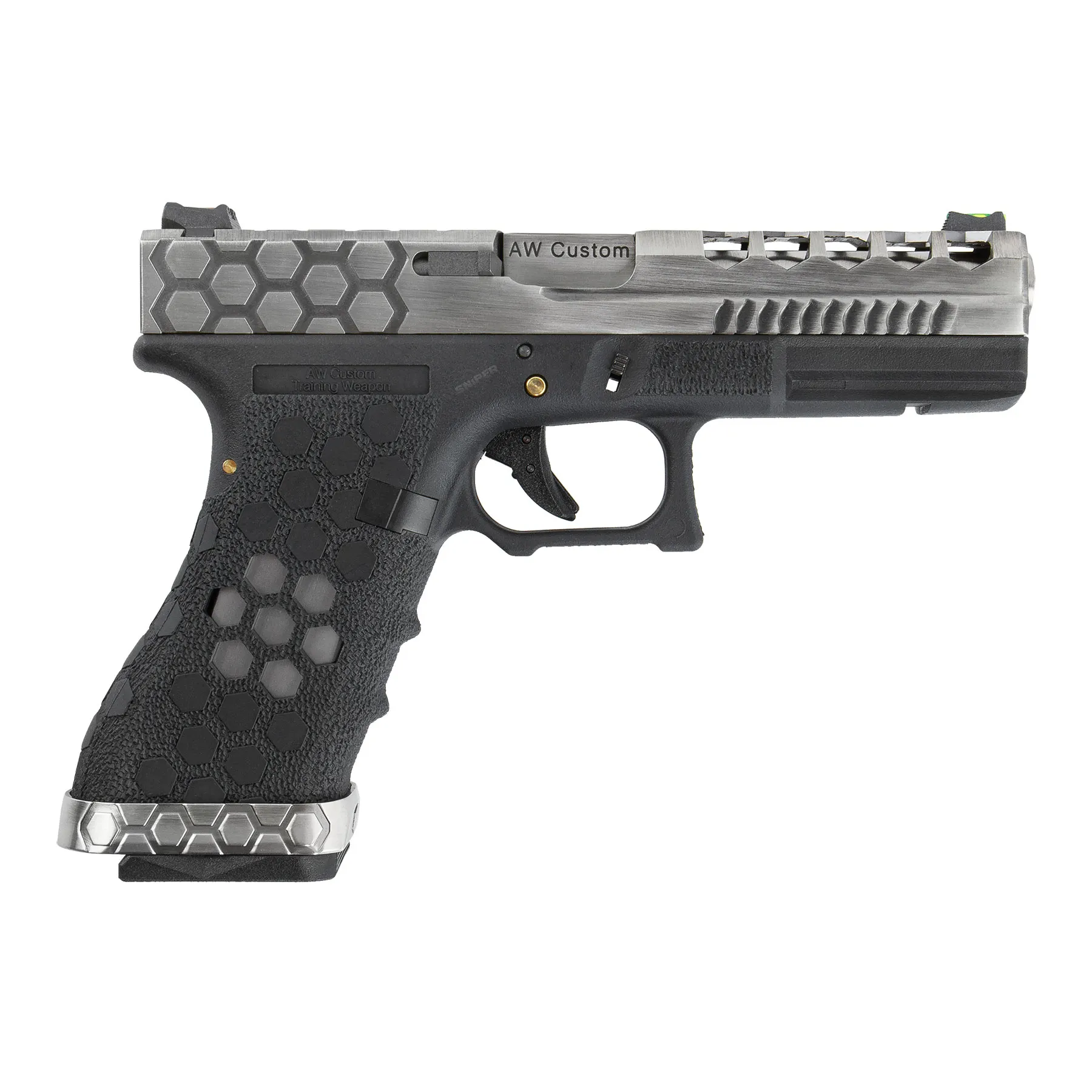 VX0100 Hex Cut Pistol, GBB SAC Custom VX0100 Hex Cut GBB Softair Pistole