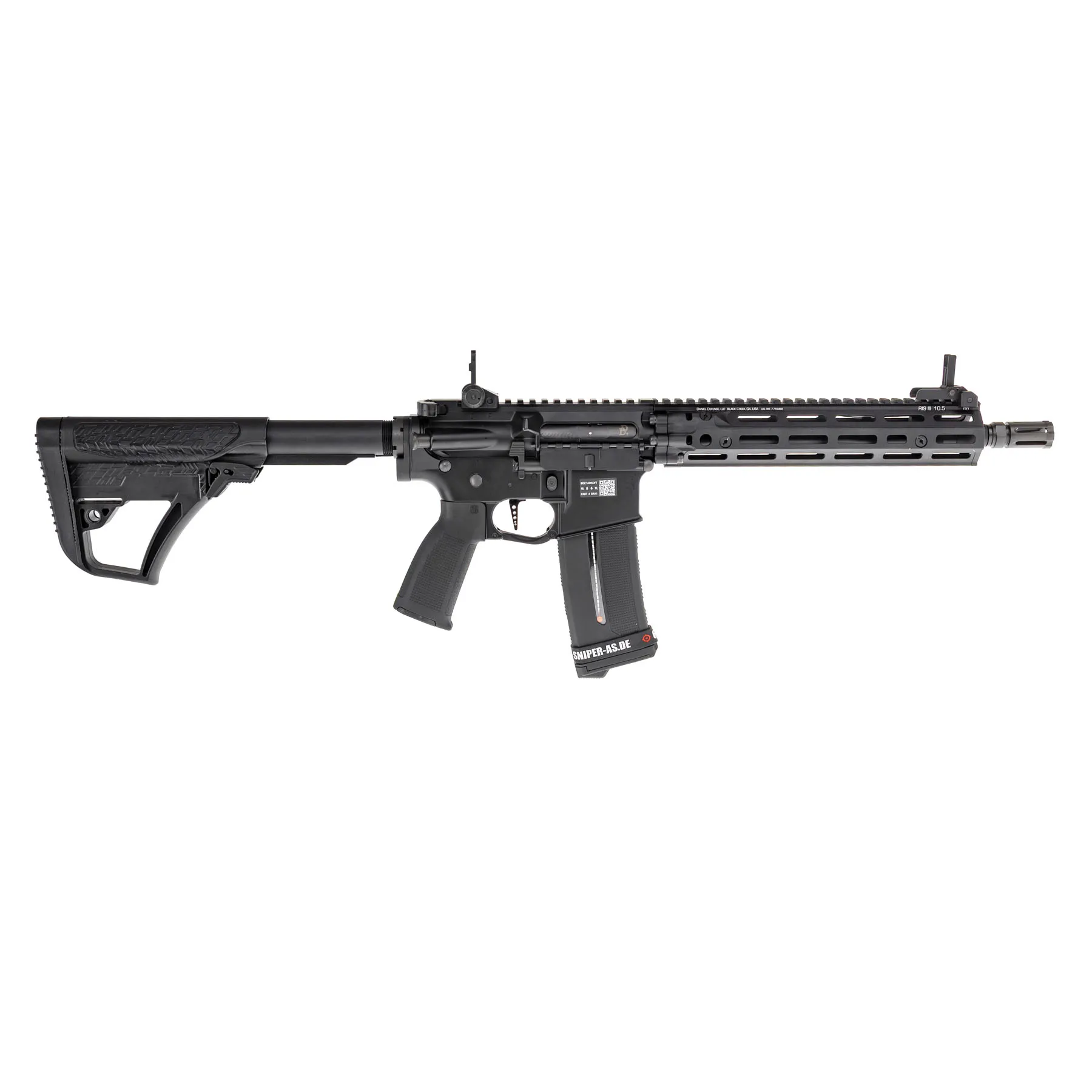 SAC Daniel Defense RIS III (S)AEG New Gen, Black