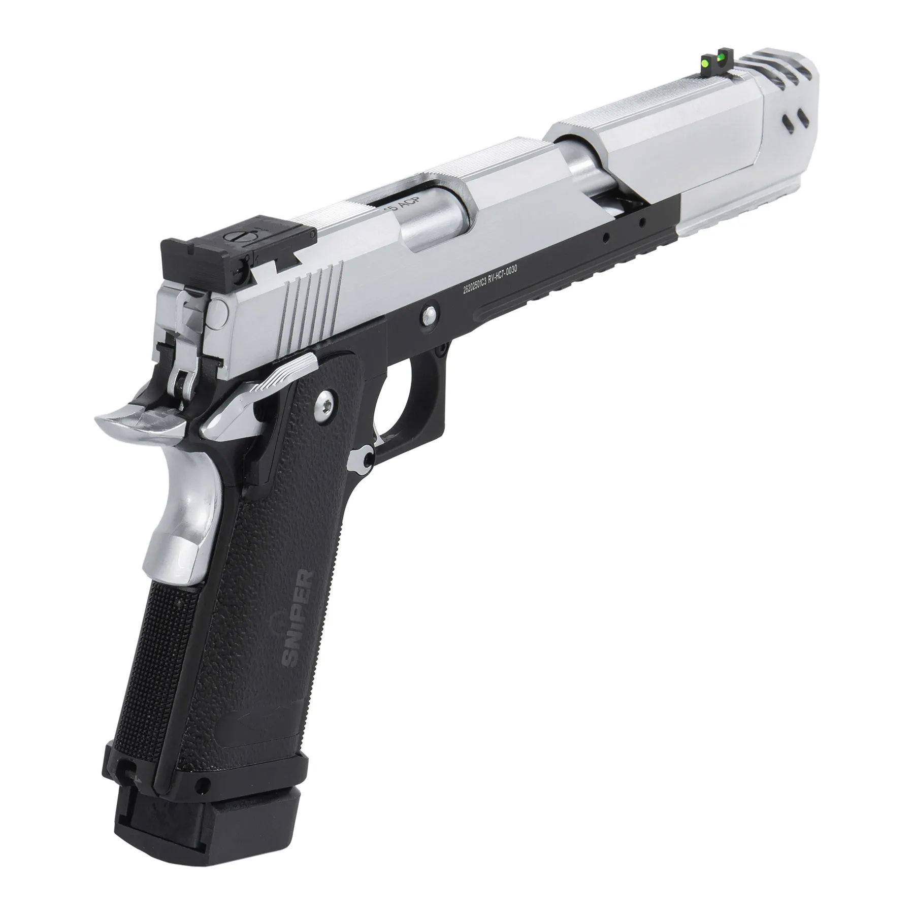 Nuprol Raven Hi-Capa Dragon 7 Chrome GBB Softair