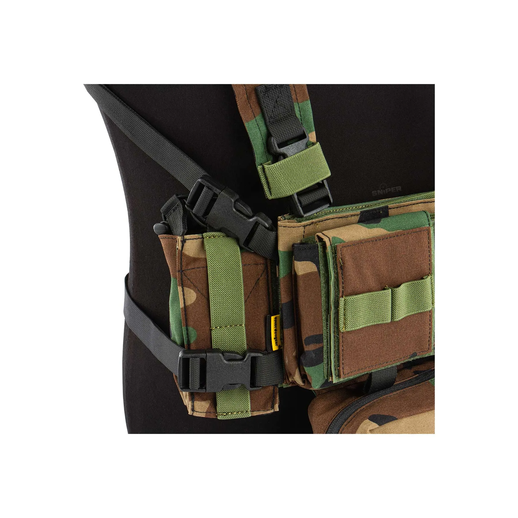 Micro Fight Chissis MK3 Chest Rig, Woodland