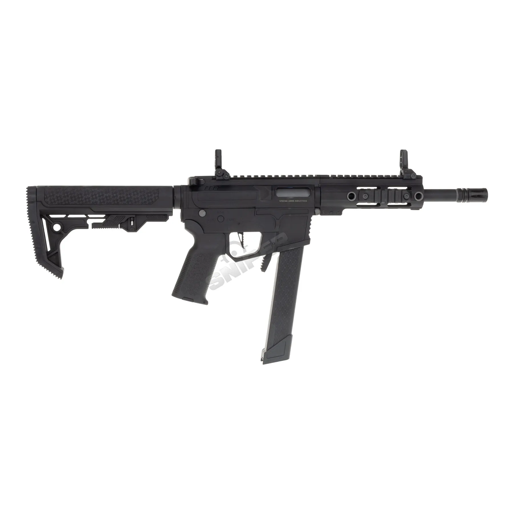 Specna Arms SA-FX01 Tuned-Up Flex w/ HAL ETU < 0,5 Joule Softair Gewehr, Black Specna Arms SA-FX01 Tuned-Up Flex w/ HAL ETU < 0,5 Joule Softair Gewehr, Black