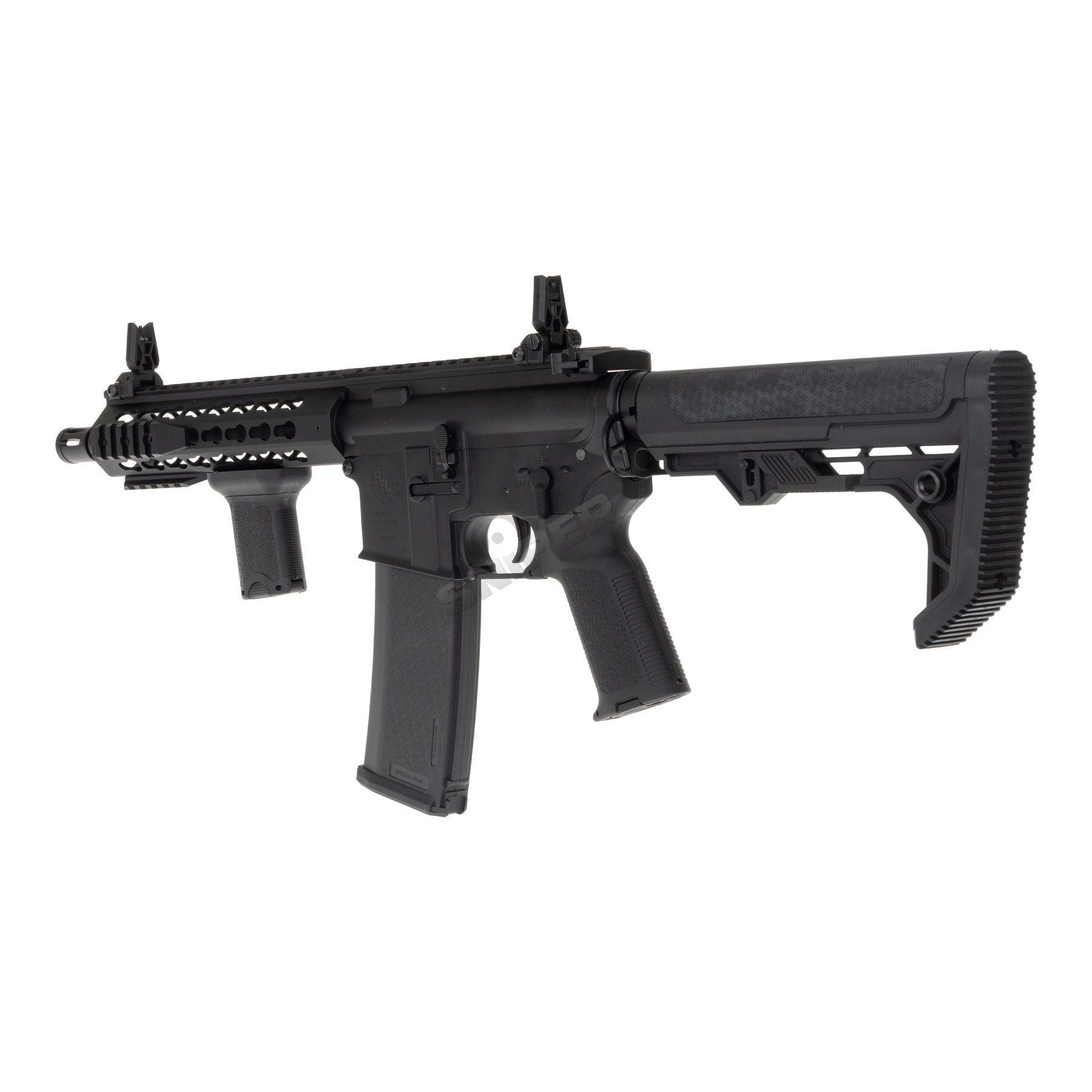 Einsteiger Set #1 - Specna Arms SA-E08 Edge w/ Kestrel ETU < 0,5 Joule Softair Gewehr, Black