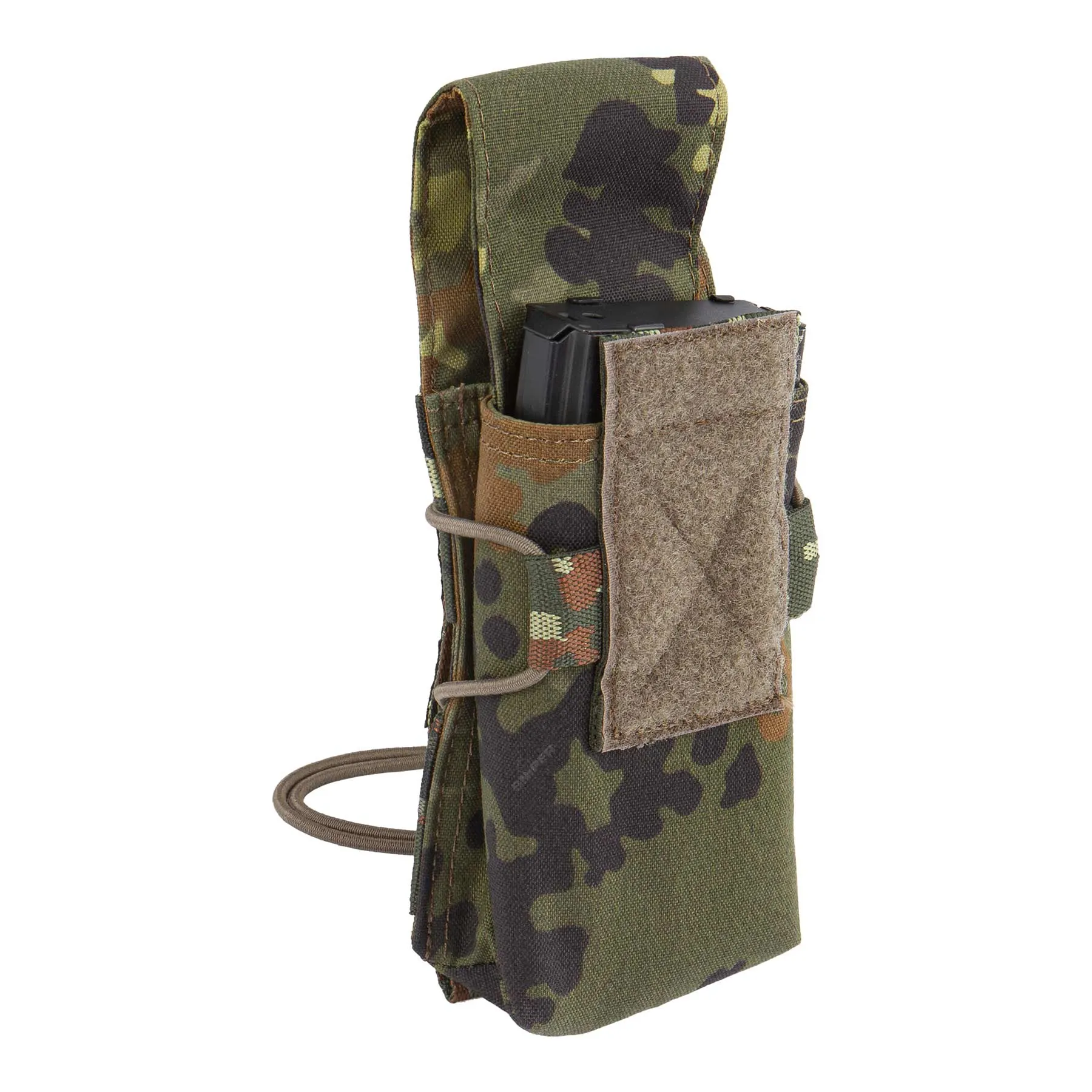 M4 Single Mag Stack Flap Pouch, Flecktarn