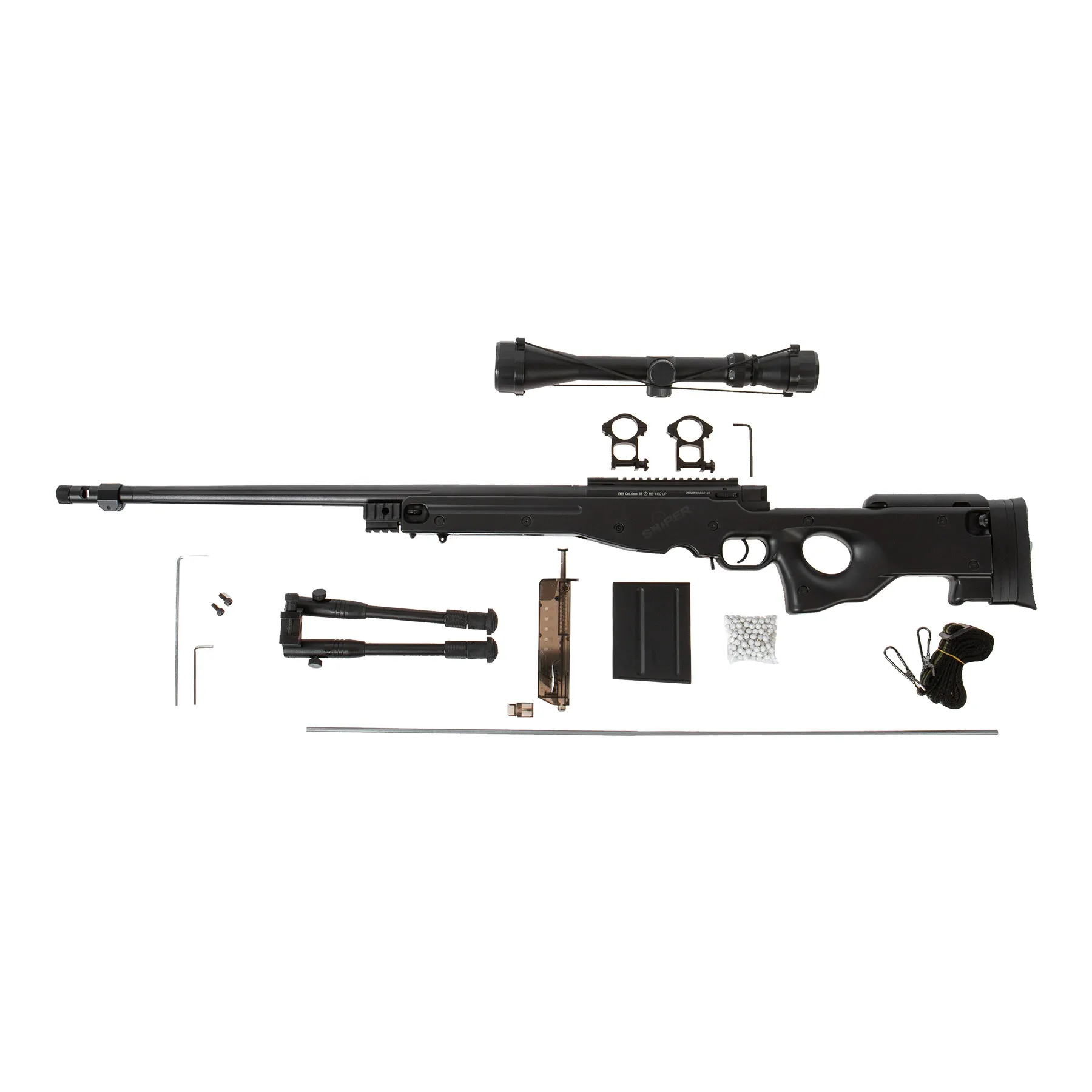 L96 Scharfschützengewehr AWP FH SR Upgraded Sniper Set, Black