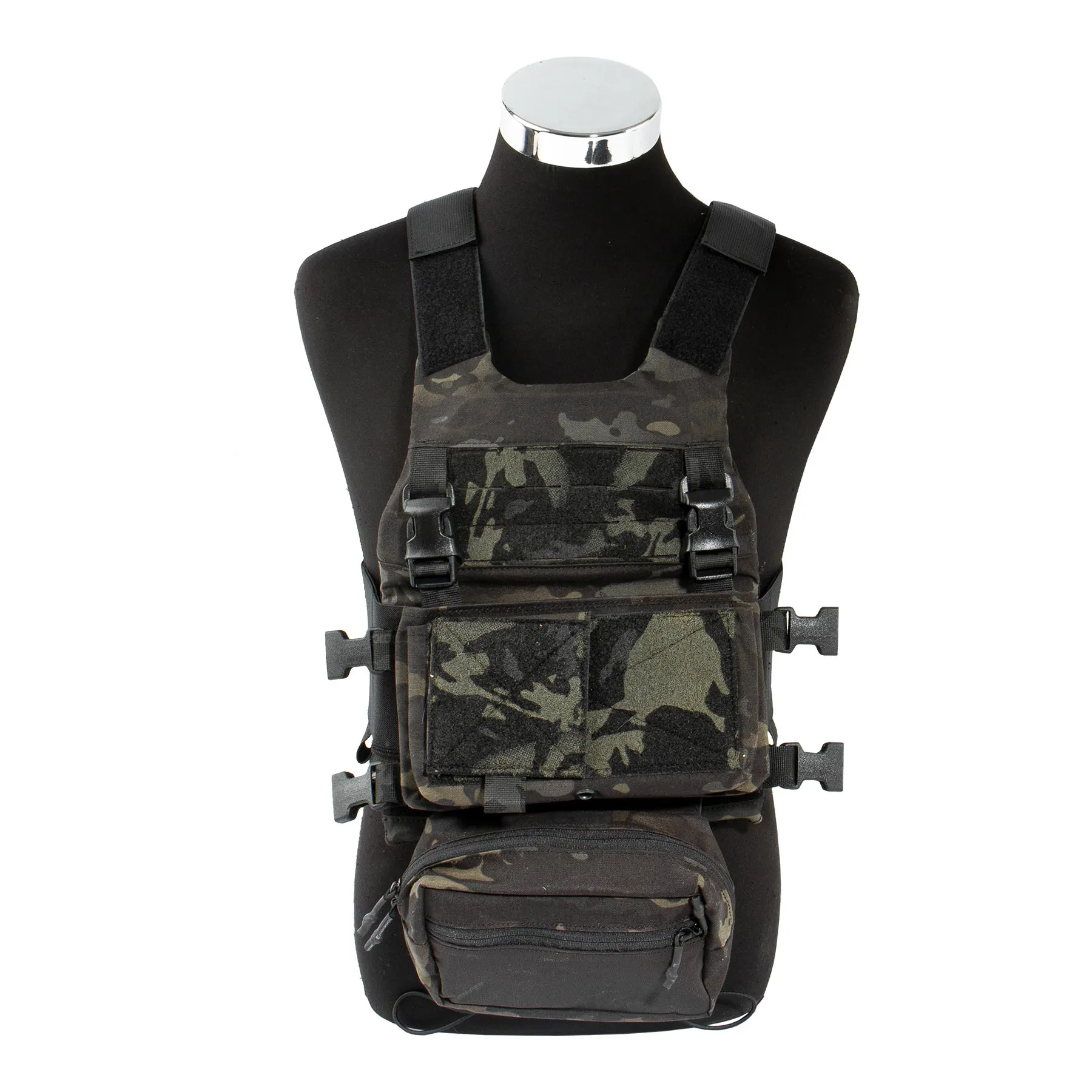 Taktisches Plattenträger Set, Multicam Black